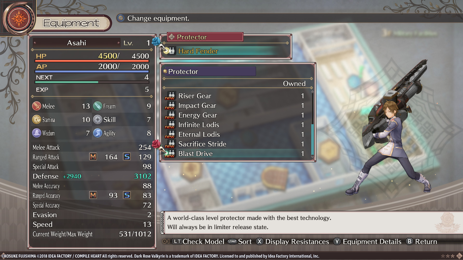 Dark Rose Valkyrie: Extra Equipment Set screenshot 2