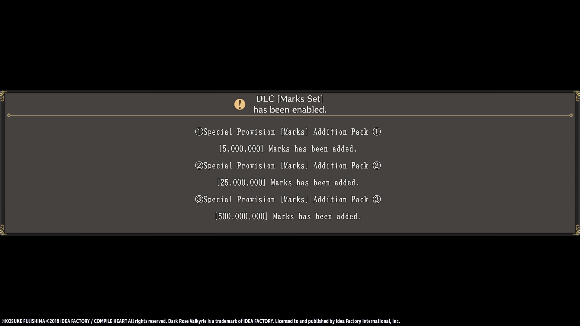 Dark Rose Valkyrie: Marks Set screenshot 1