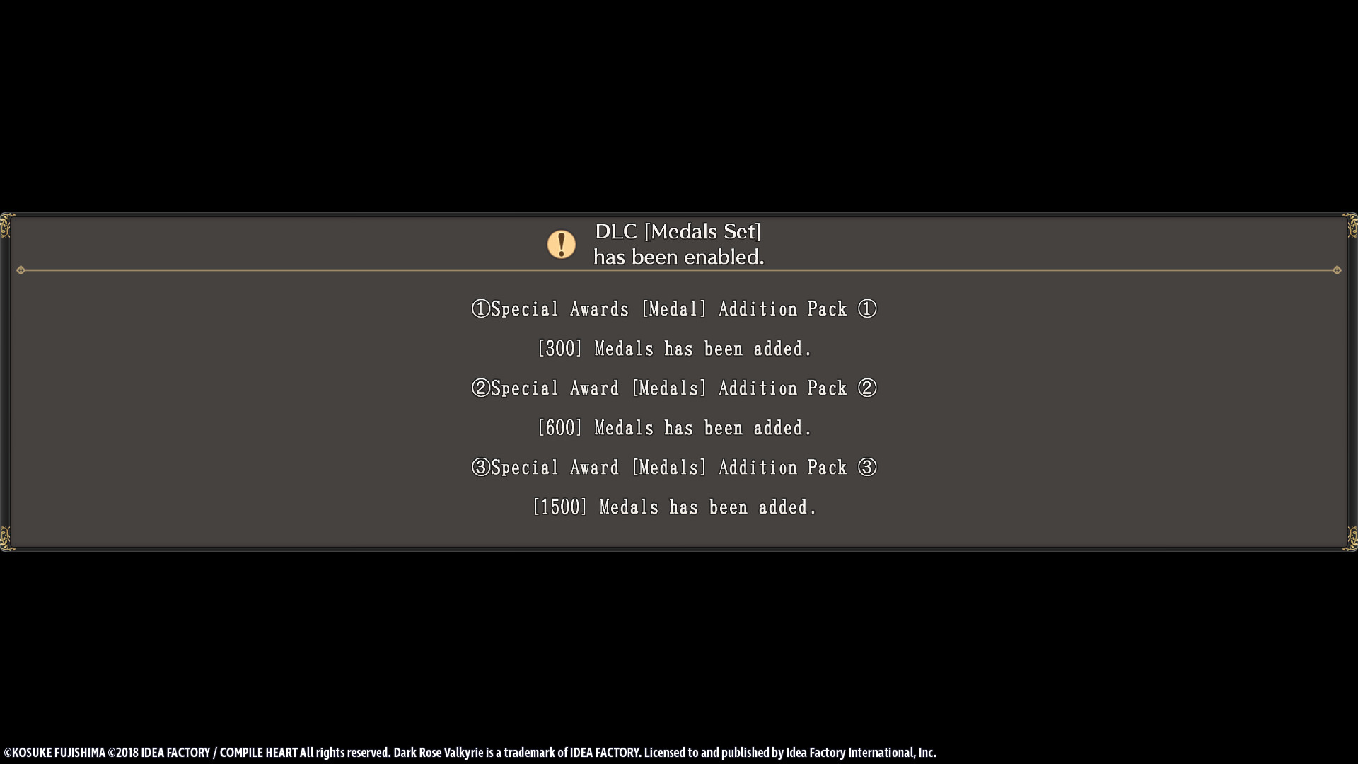 Dark Rose Valkyrie: Medals Set screenshot 1