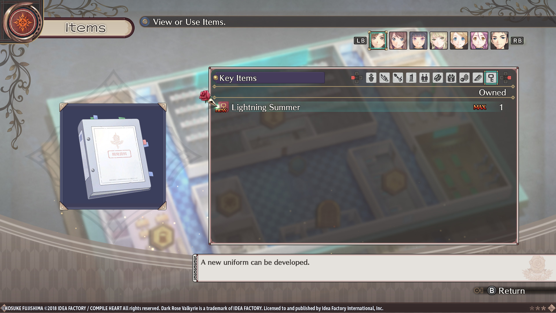 Dark Rose Valkyrie: Dengeki Set screenshot 2