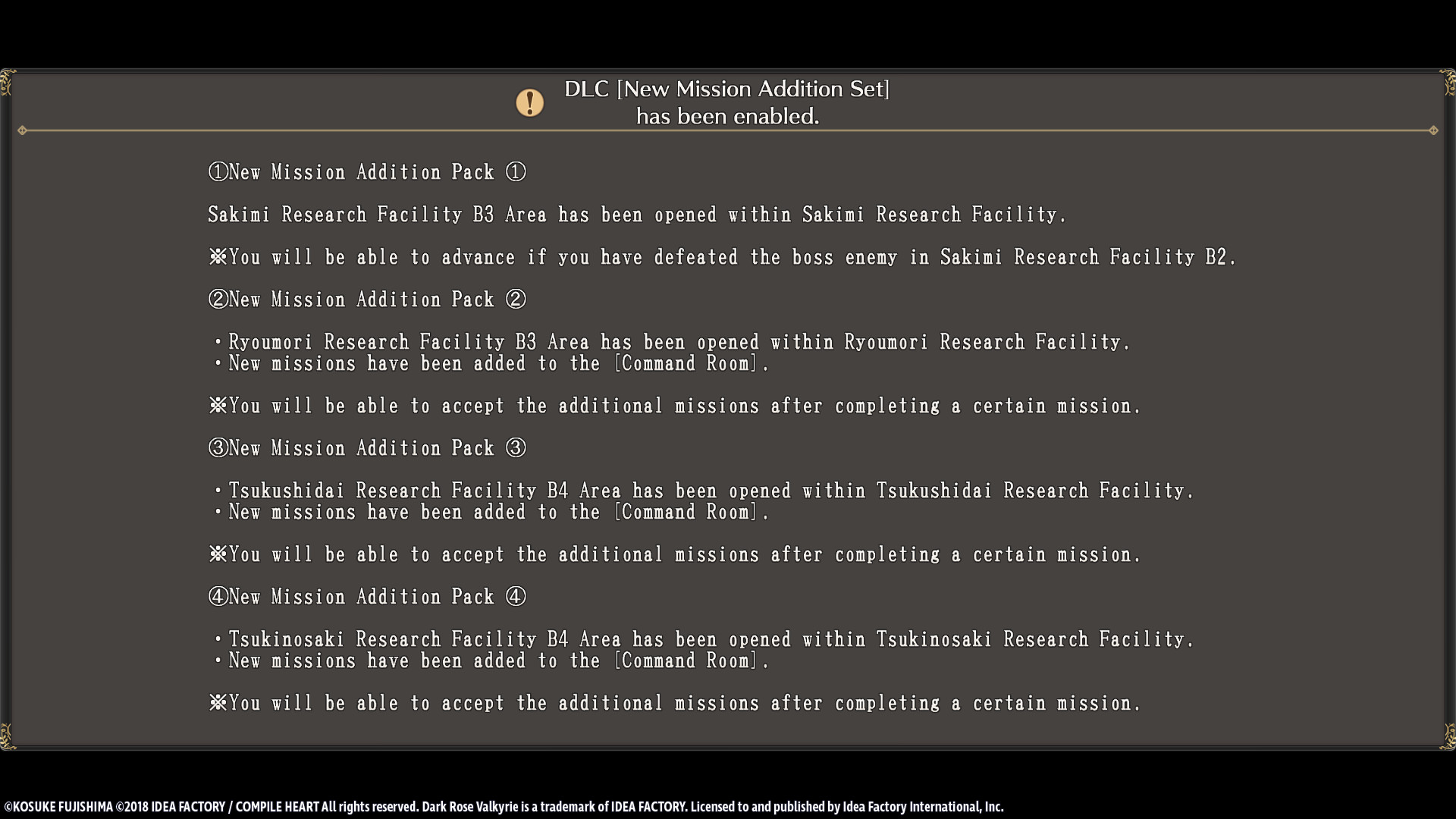 Dark Rose Valkyrie: New Mission Addition Set screenshot 1