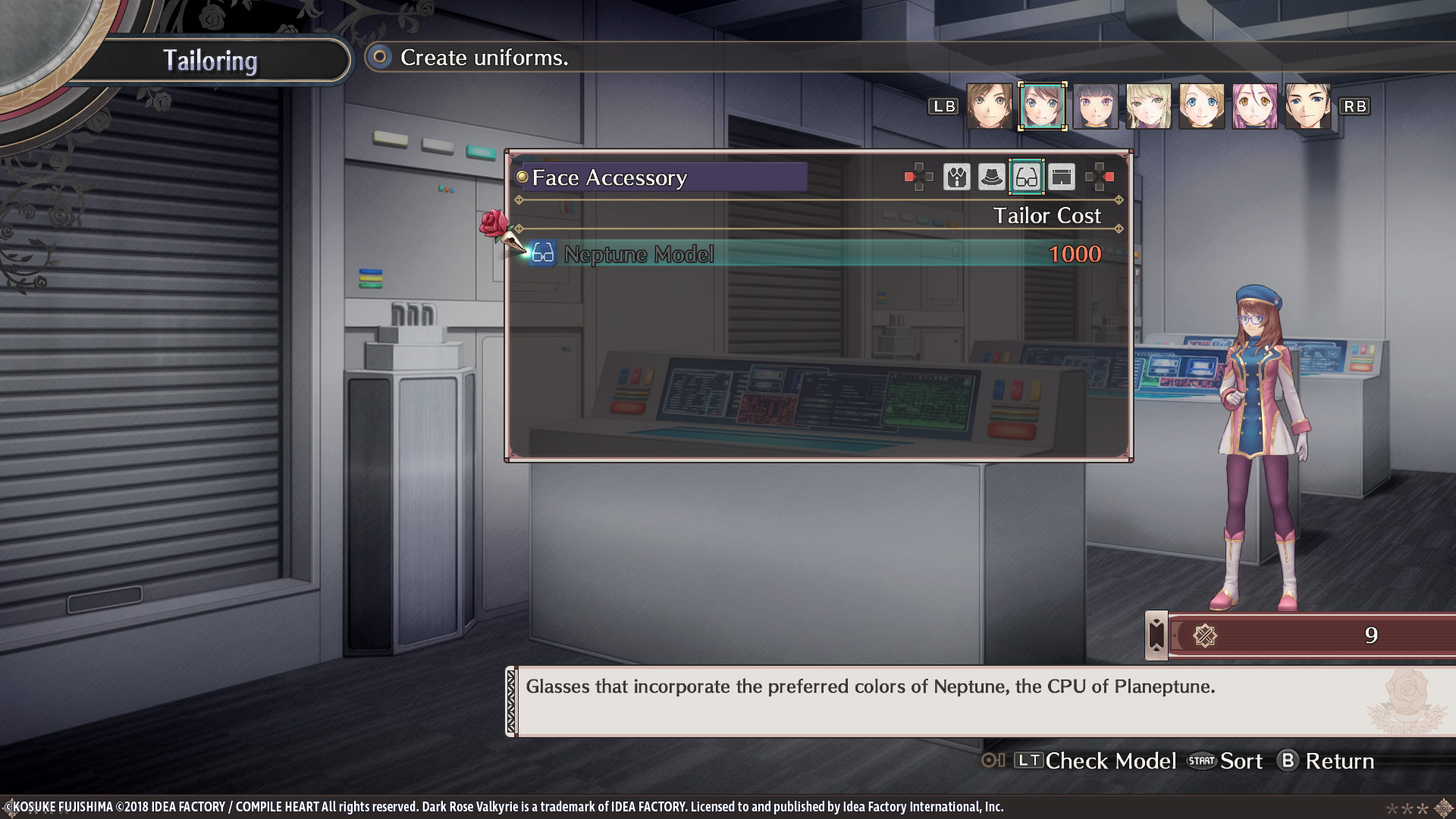 Dark Rose Valkyrie: PV Serial Display Campaign Item Set screenshot 4