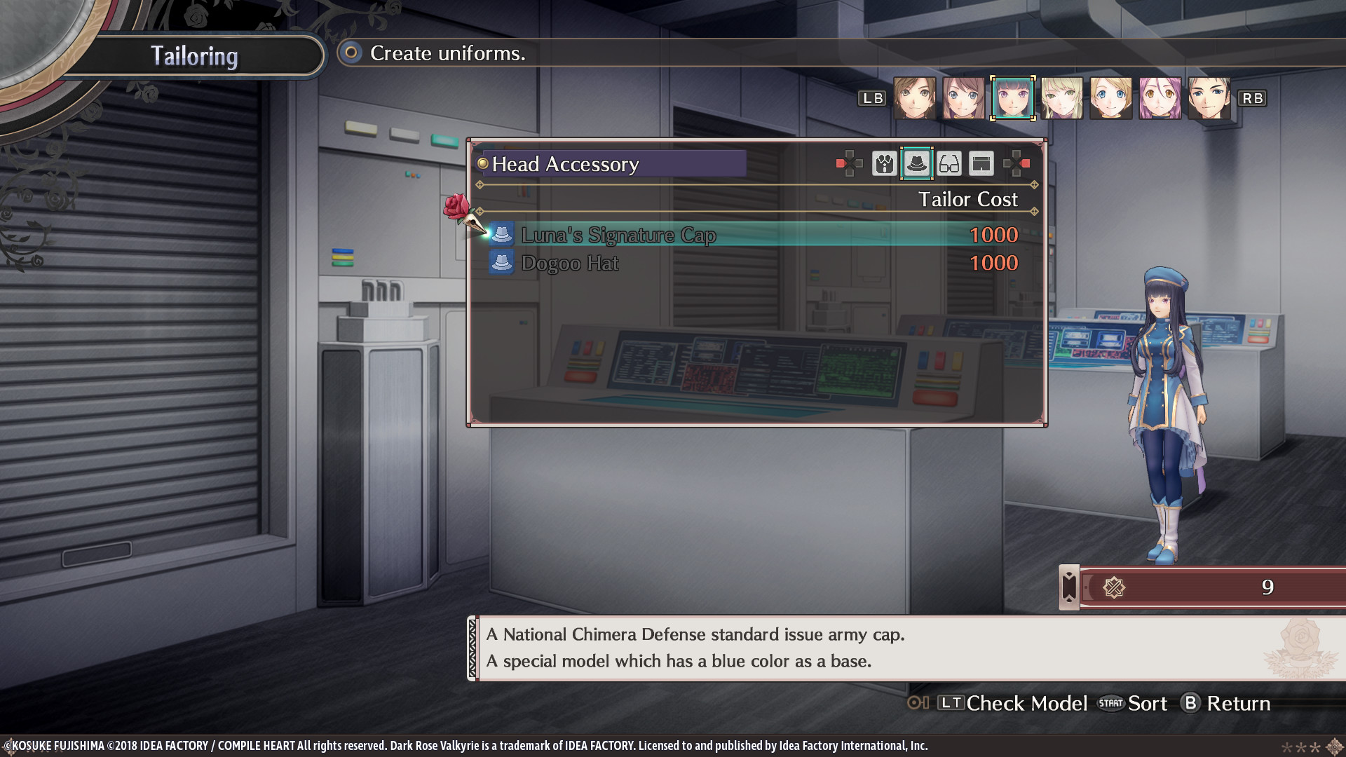 Dark Rose Valkyrie: PV Serial Display Campaign Item Set screenshot 5