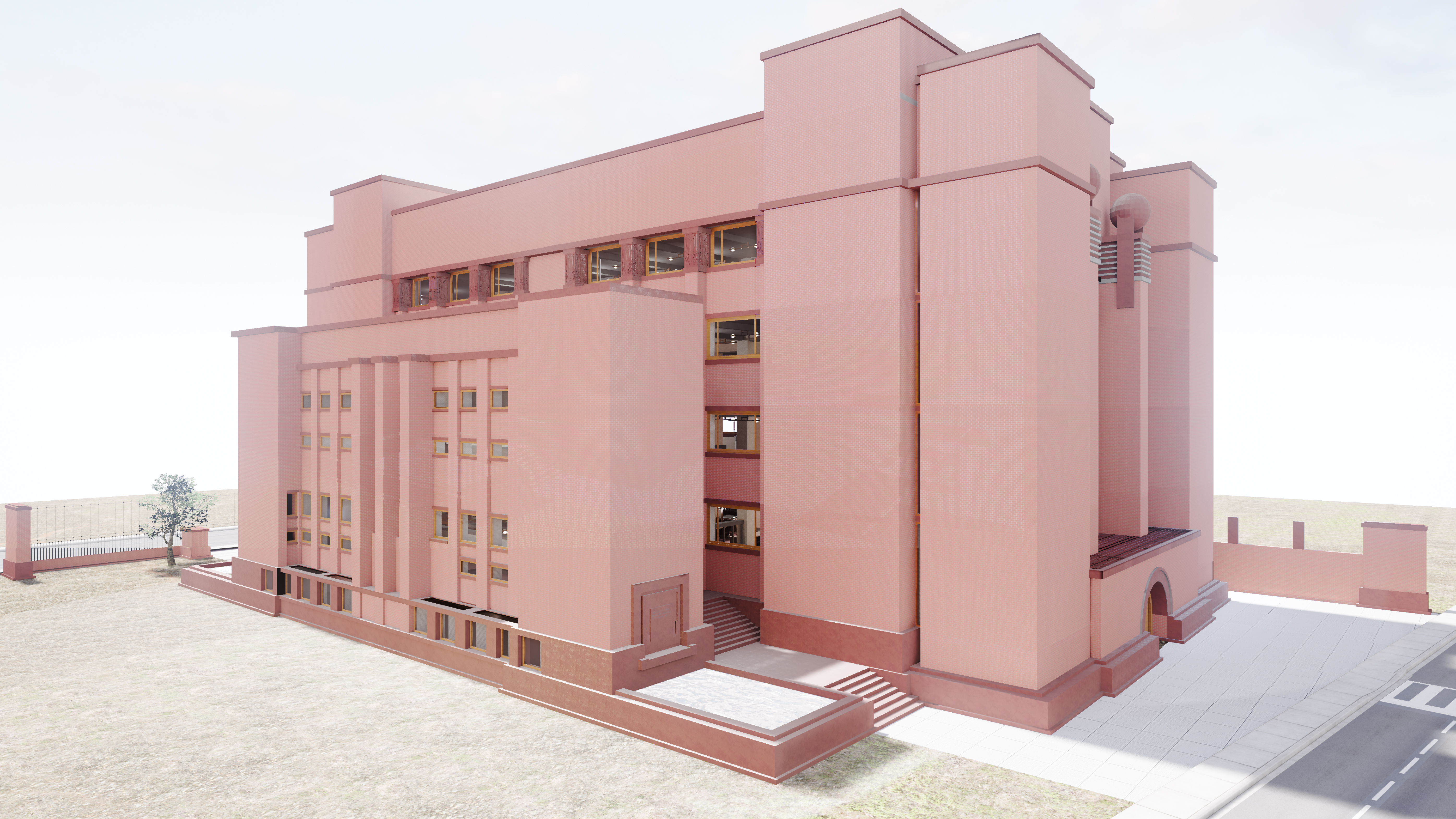 Larkin building by Frank Lloyd Wright screenshot 3