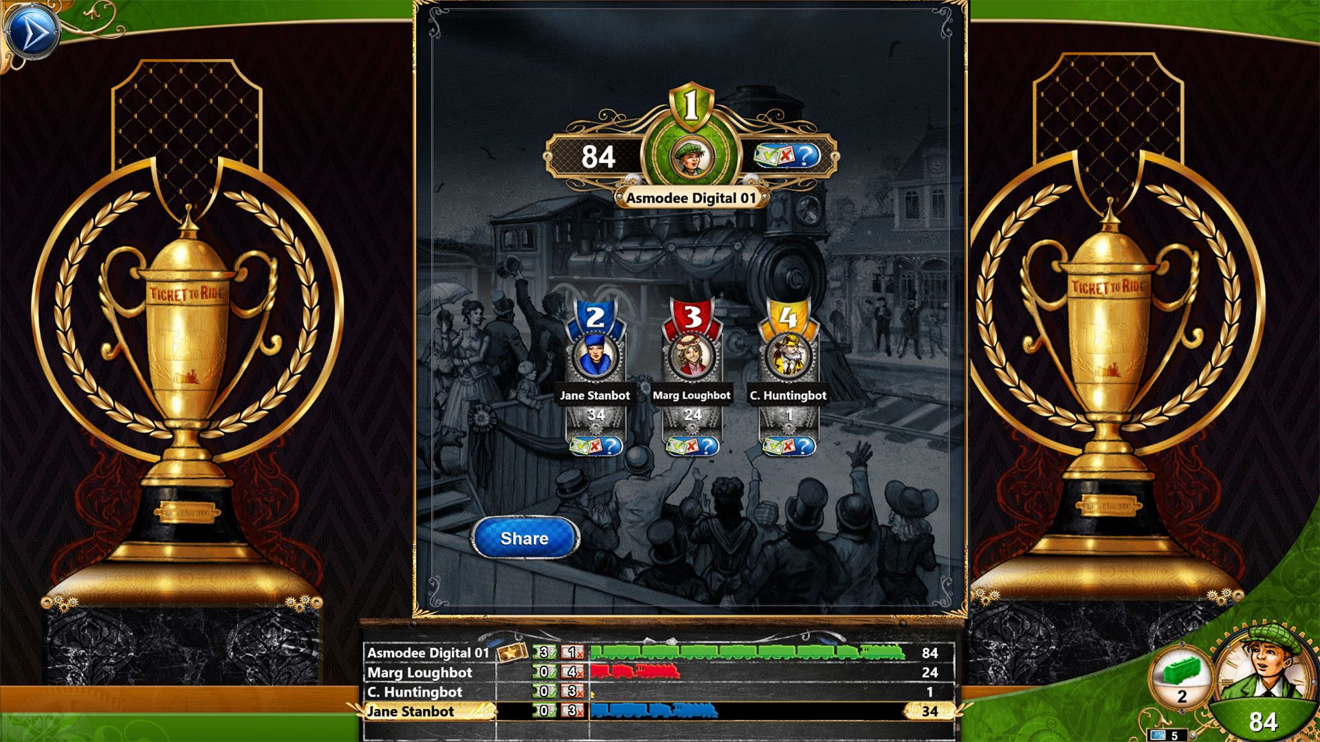 Ticket To Ride - France screenshot 2
