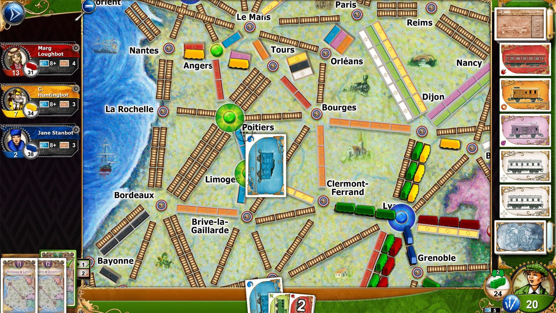 Ticket To Ride - France screenshot 4