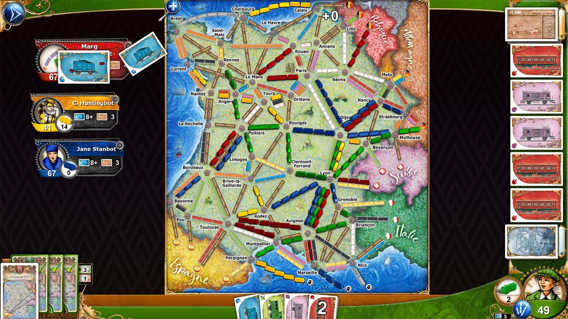 Ticket To Ride - France screenshot 5