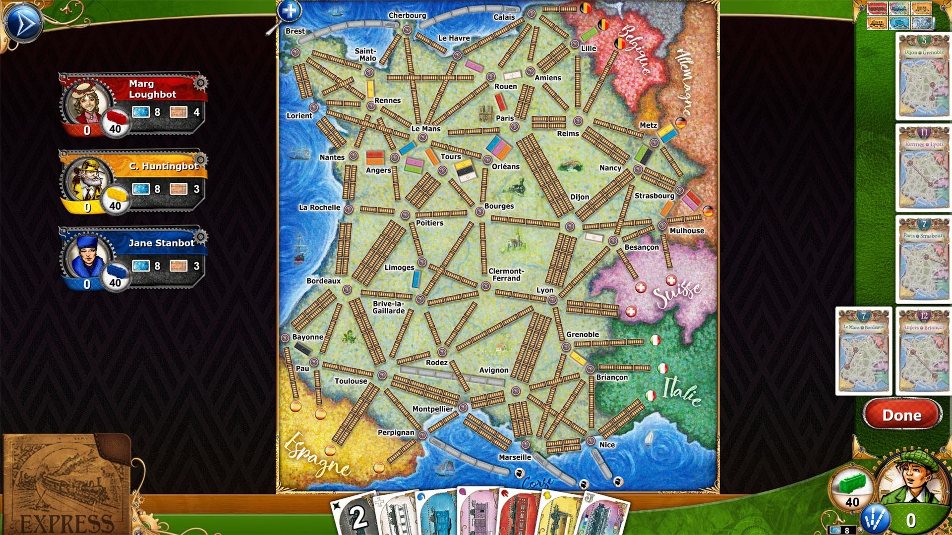 Ticket To Ride - France screenshot 3