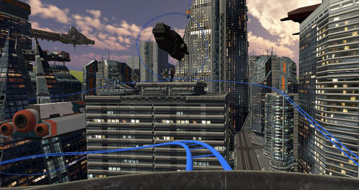 Future City Coaster screenshot 1