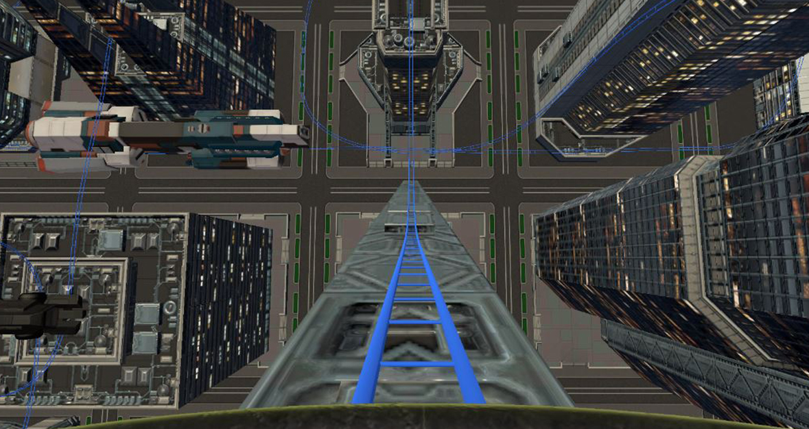 Future City Coaster screenshot 2