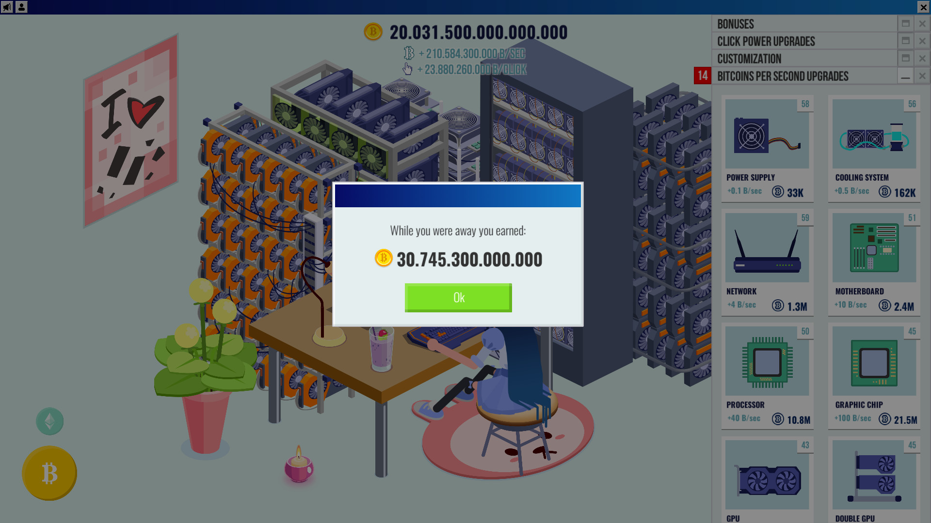 Cryptocurrency Clicker screenshot 3