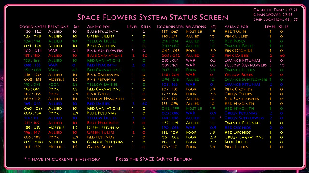 Space Flowers screenshot 2