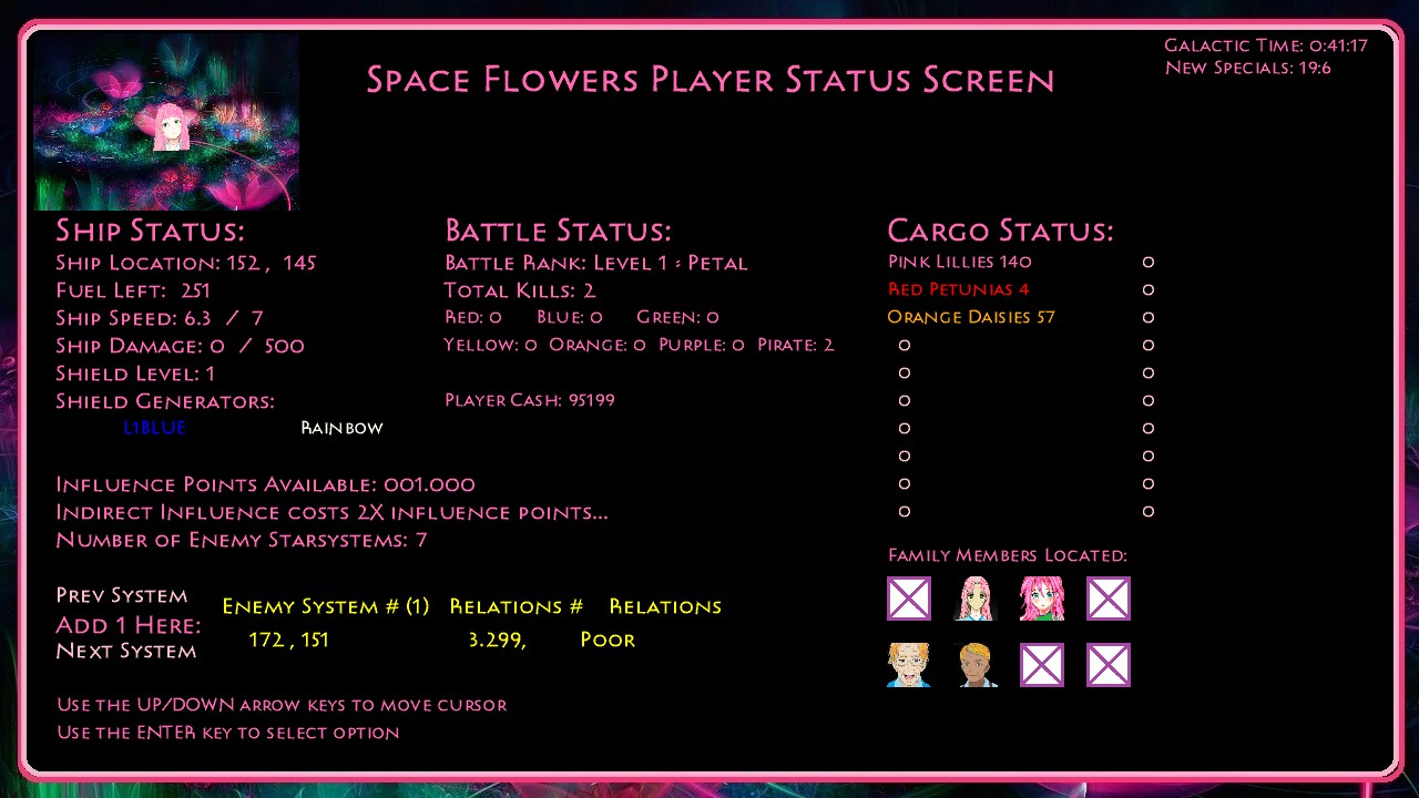 Space Flowers screenshot 1