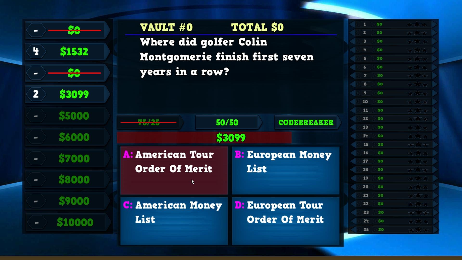 Trivia Vault: Golf Trivia screenshot 5