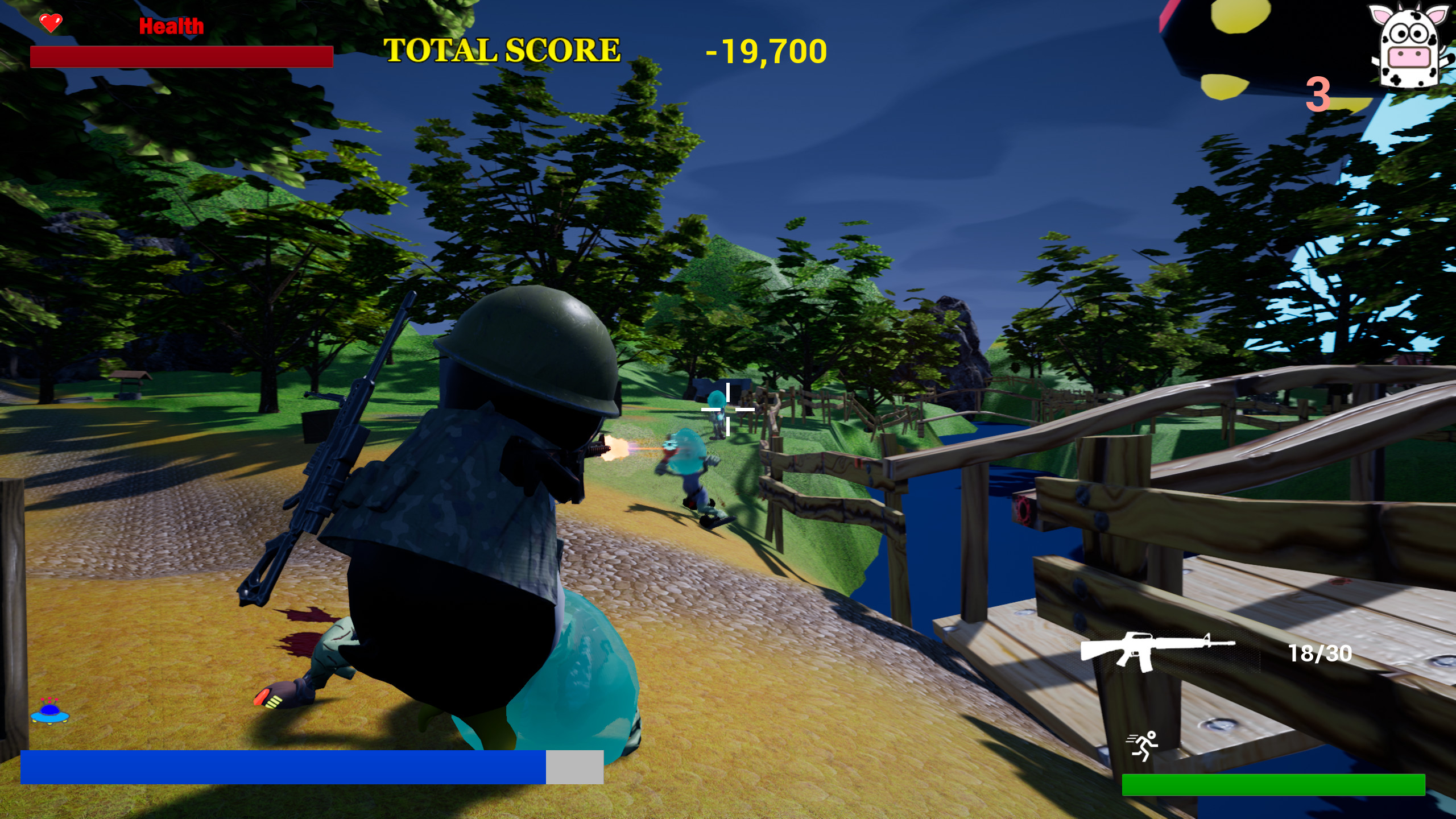 Lucky VS Aliens screenshot 1