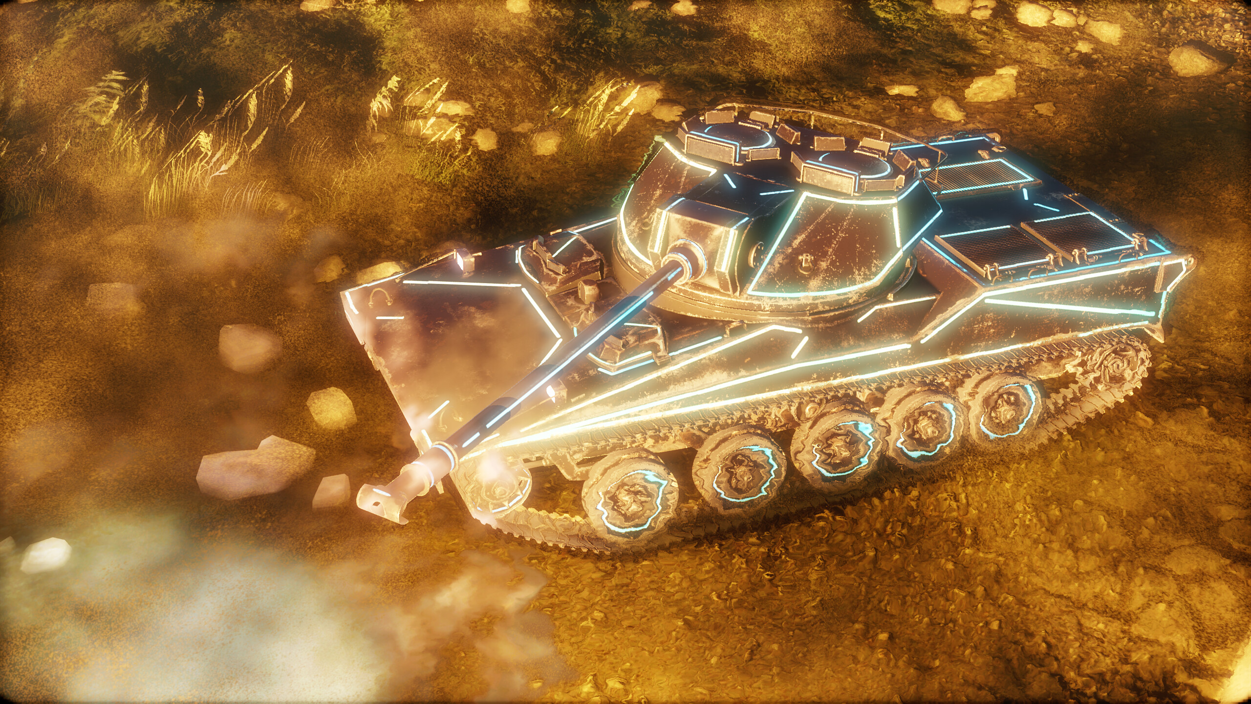 Armored Warfare - RDF-LT Skin Neon screenshot 6