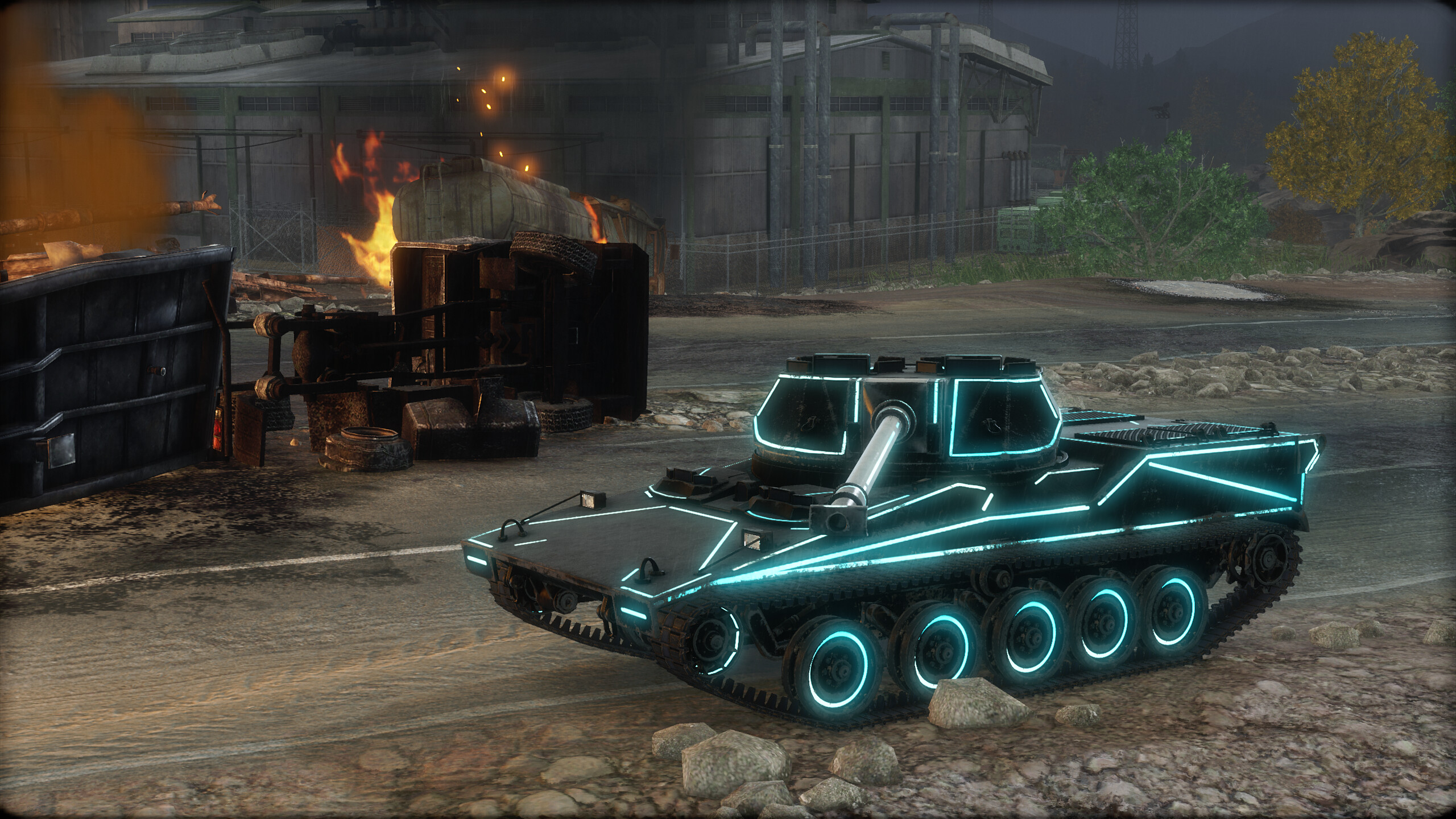 Armored Warfare - RDF-LT Skin Neon screenshot 1