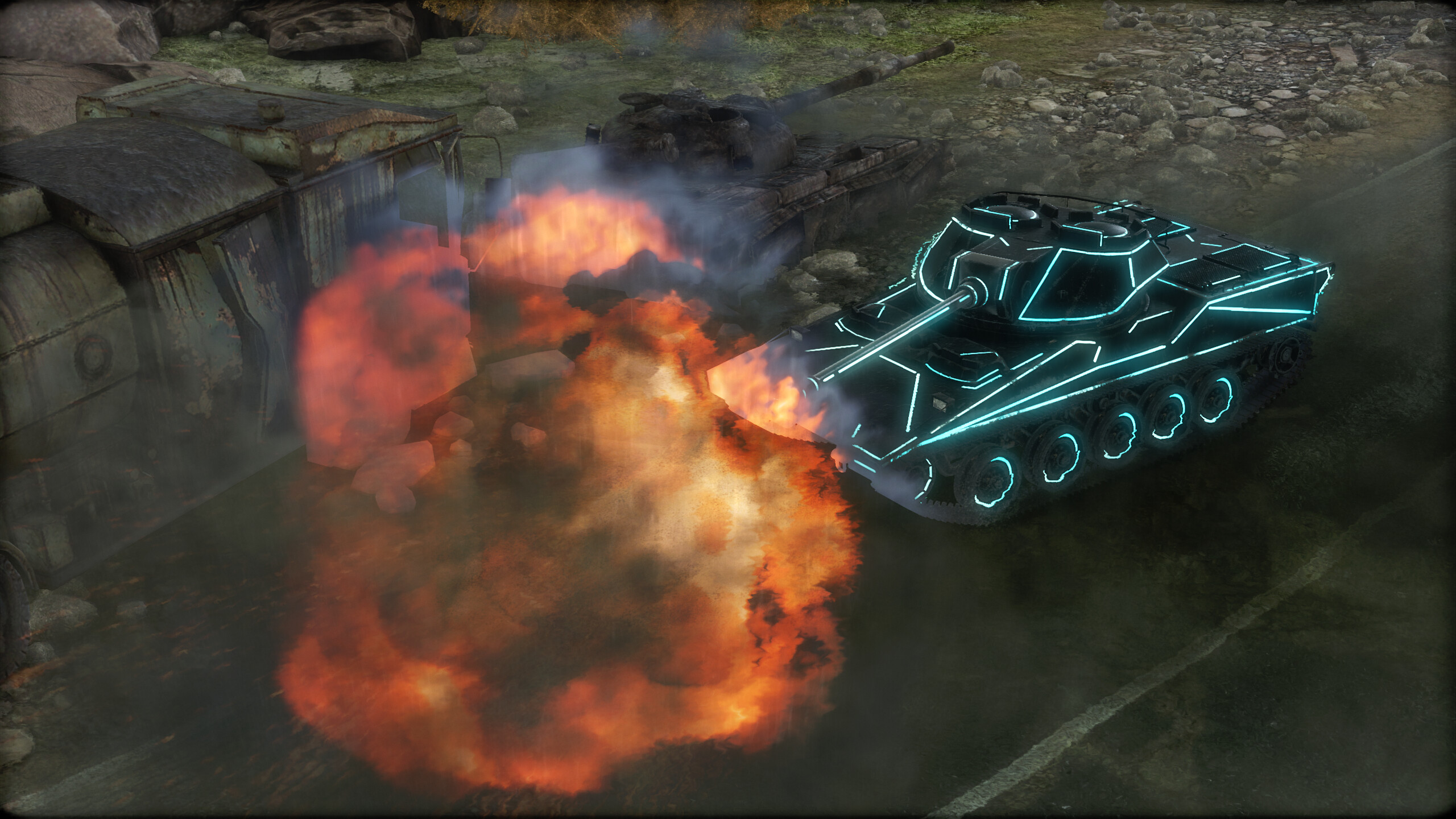 Armored Warfare - RDF-LT Skin Neon screenshot 4