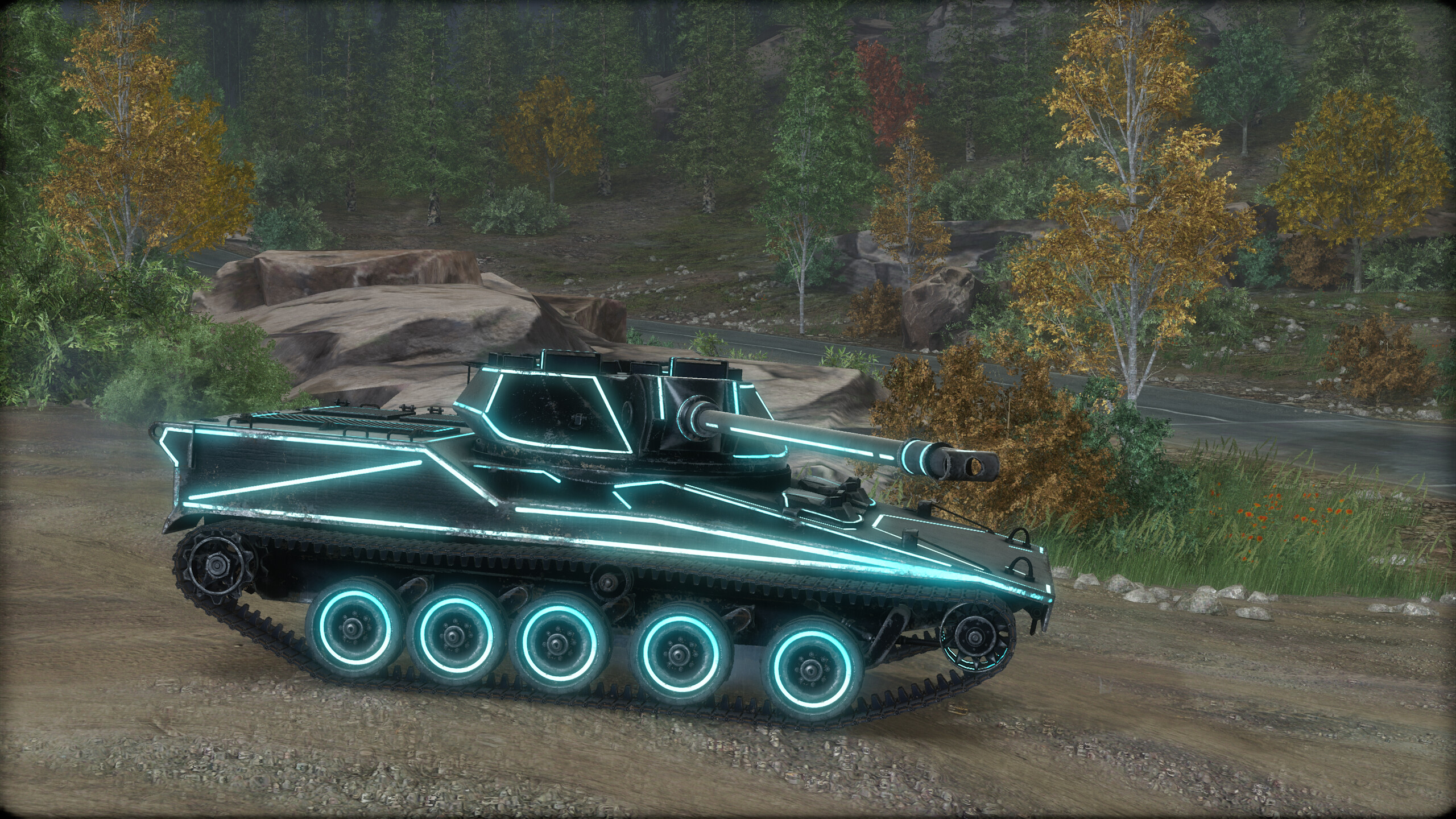 Armored Warfare - RDF-LT Skin Neon screenshot 5