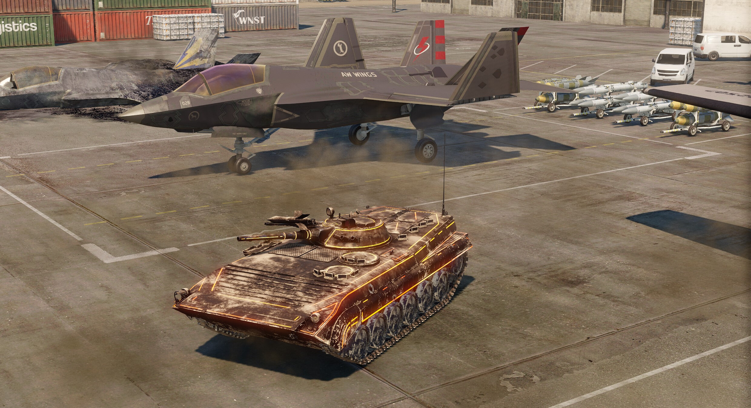 Armored Warfare - ZBD-86 Neon screenshot 9