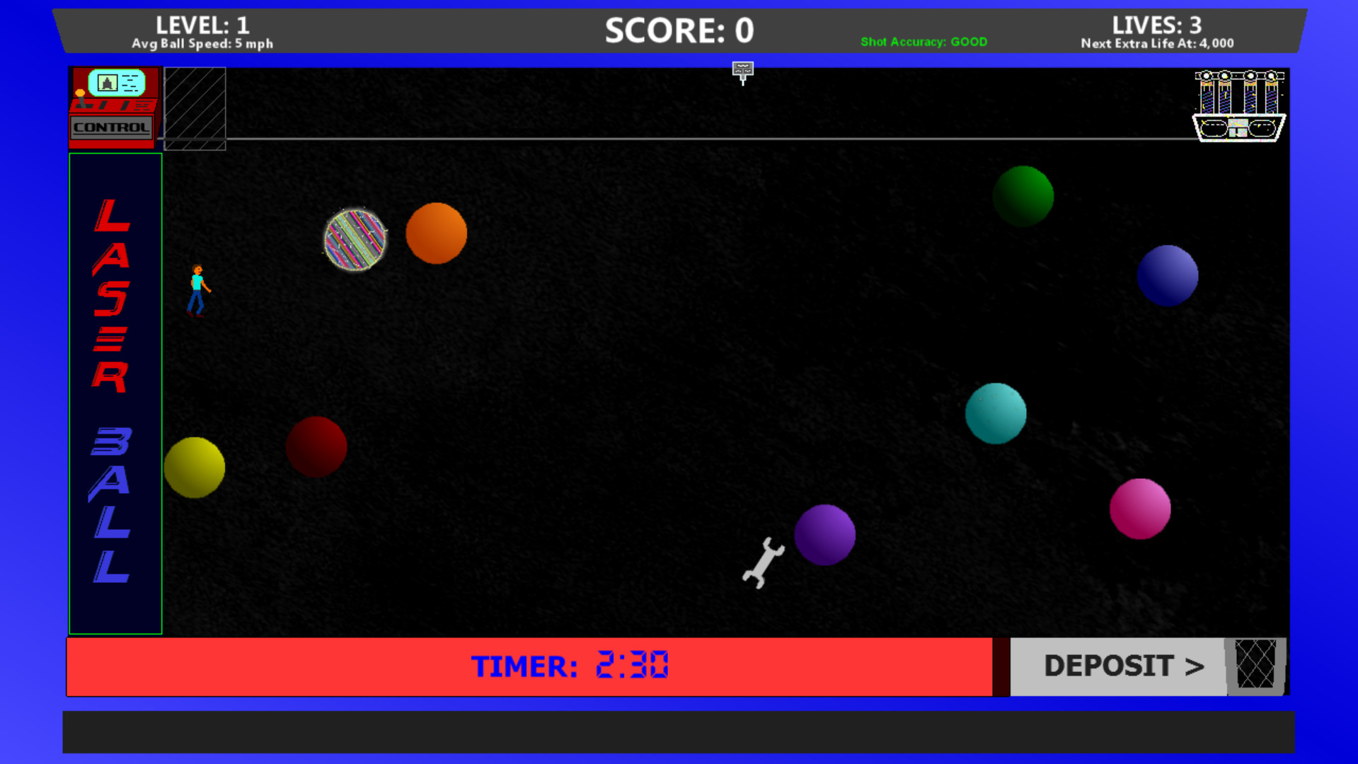 Laser Ball screenshot 1