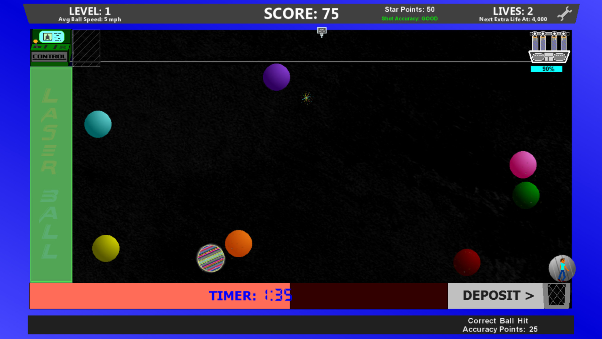 Laser Ball screenshot 6
