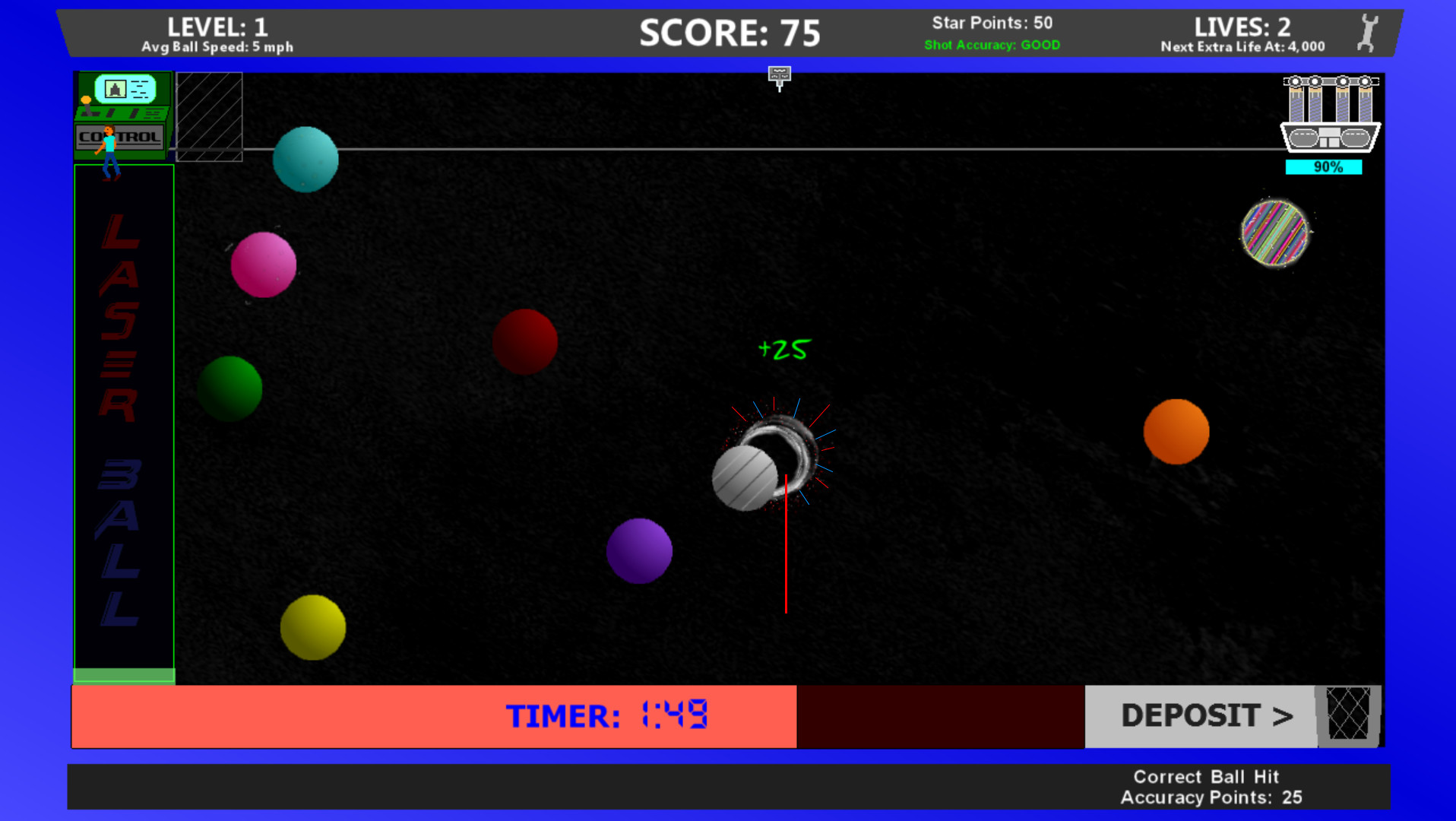 Laser Ball screenshot 5