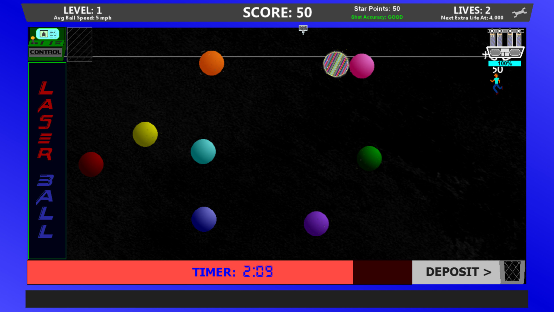 Laser Ball screenshot 4