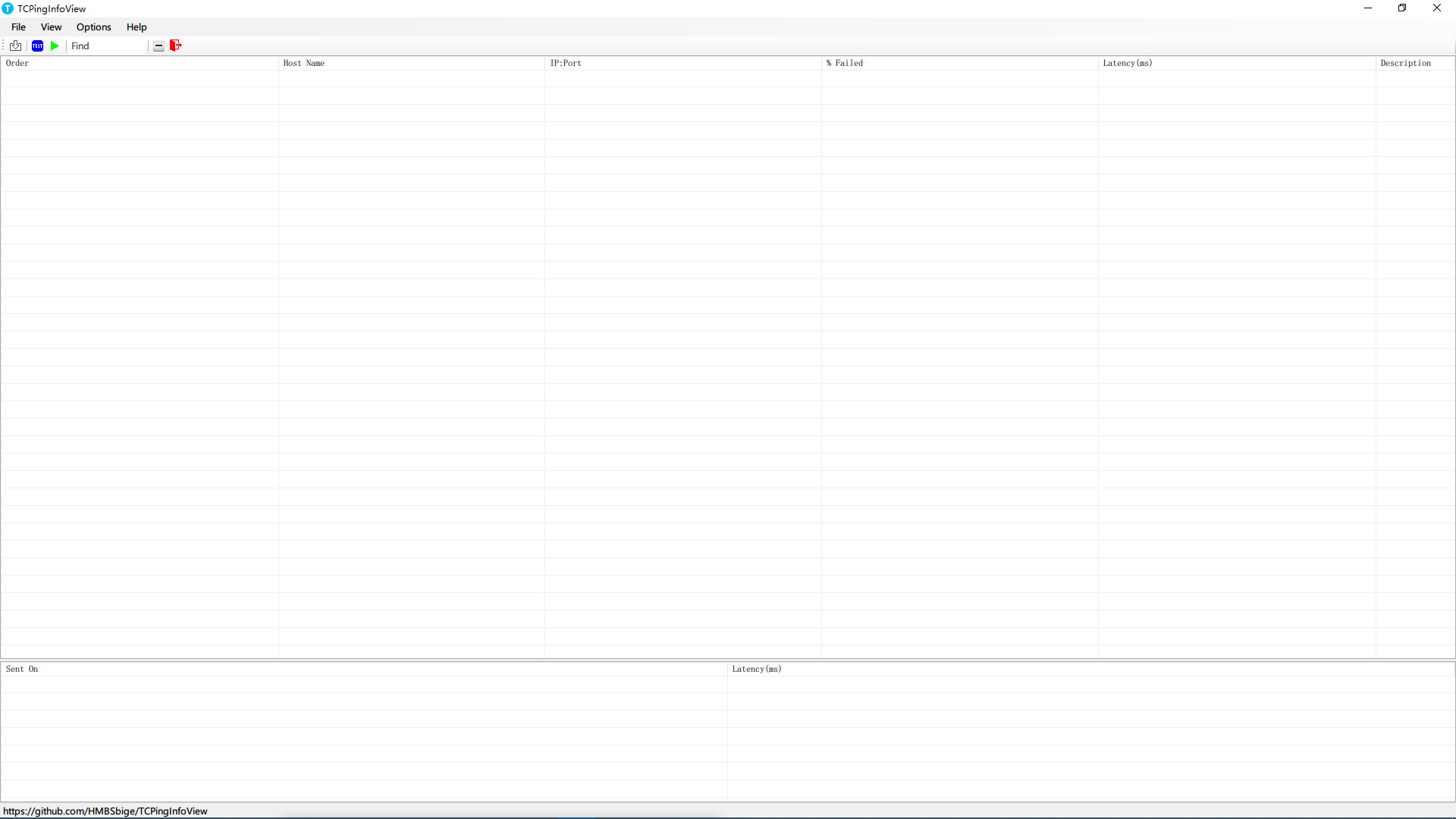 TCPingInfoView screenshot 1
