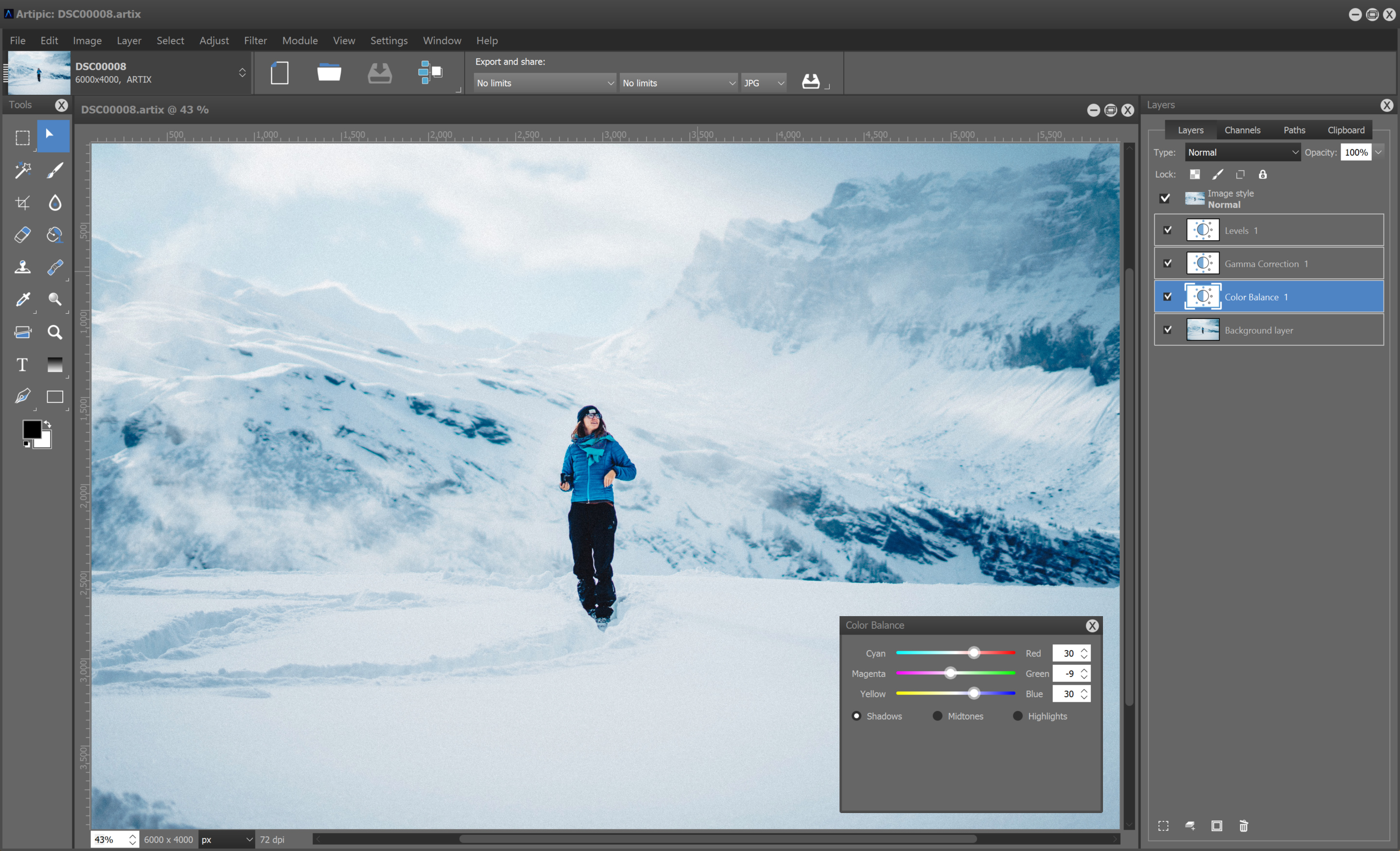 Artipic screenshot 2