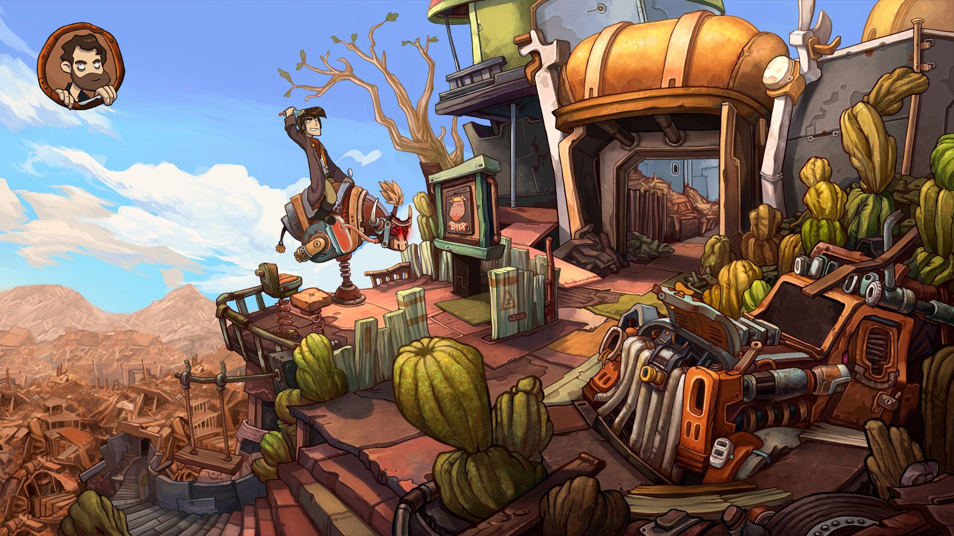 Deponia Developer Commentary screenshot 1