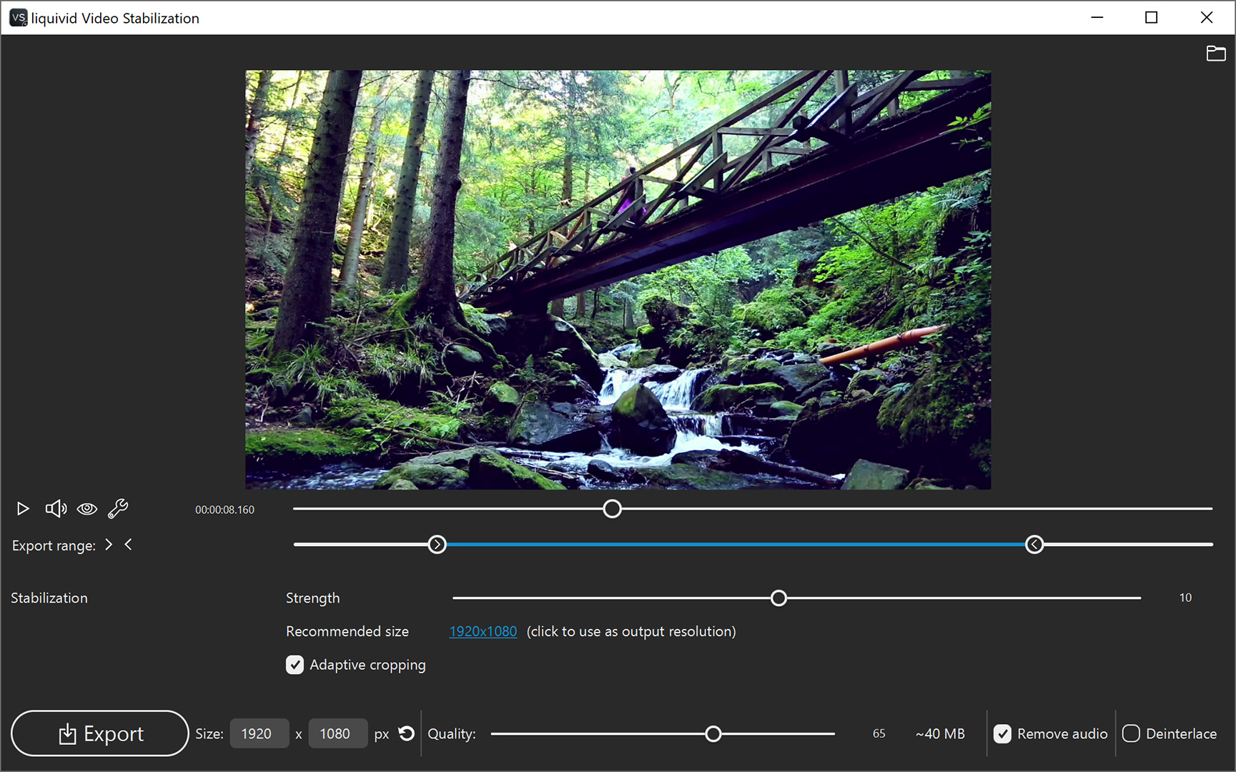 liquivid Video Stabilization screenshot 5