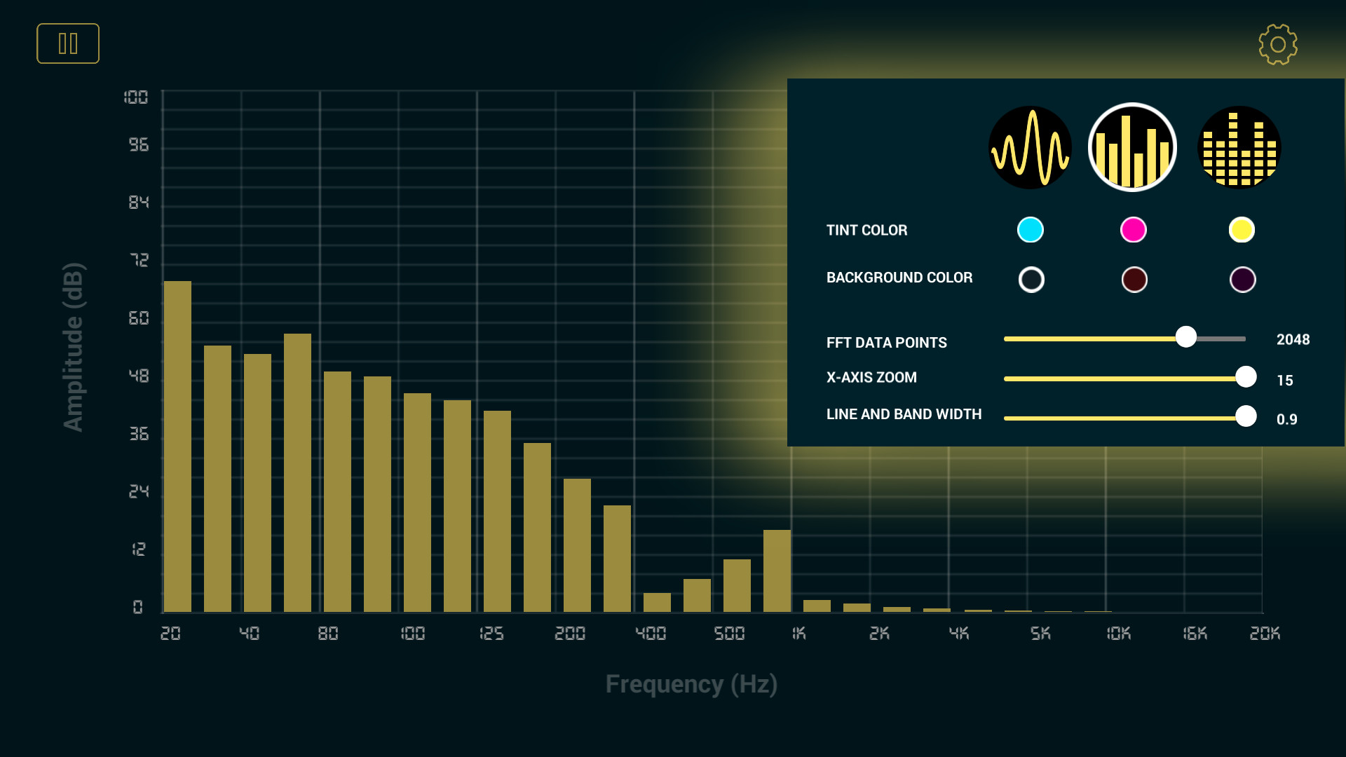 Spectrum Analyzer screenshot 1