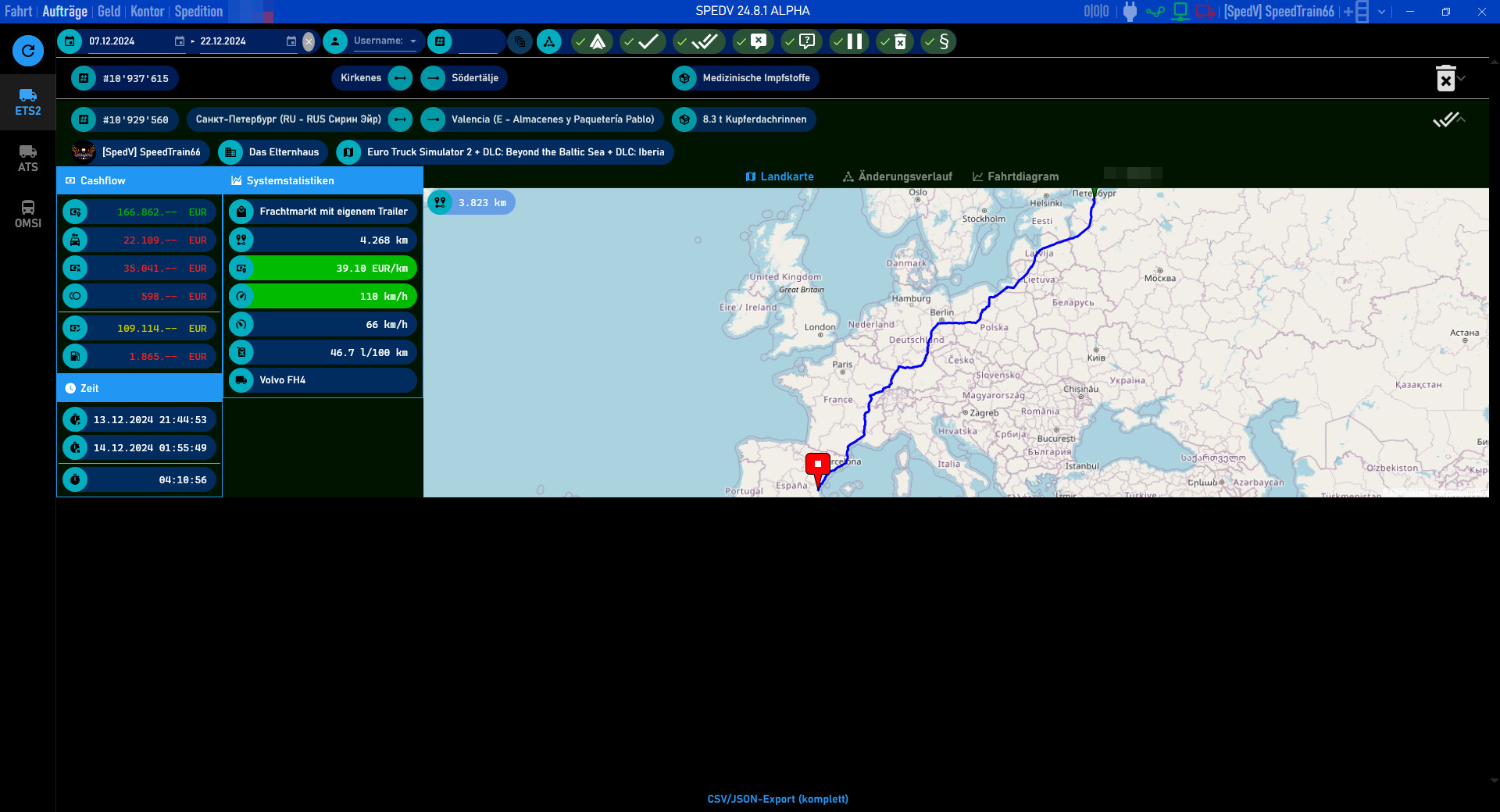 SpedV screenshot 2