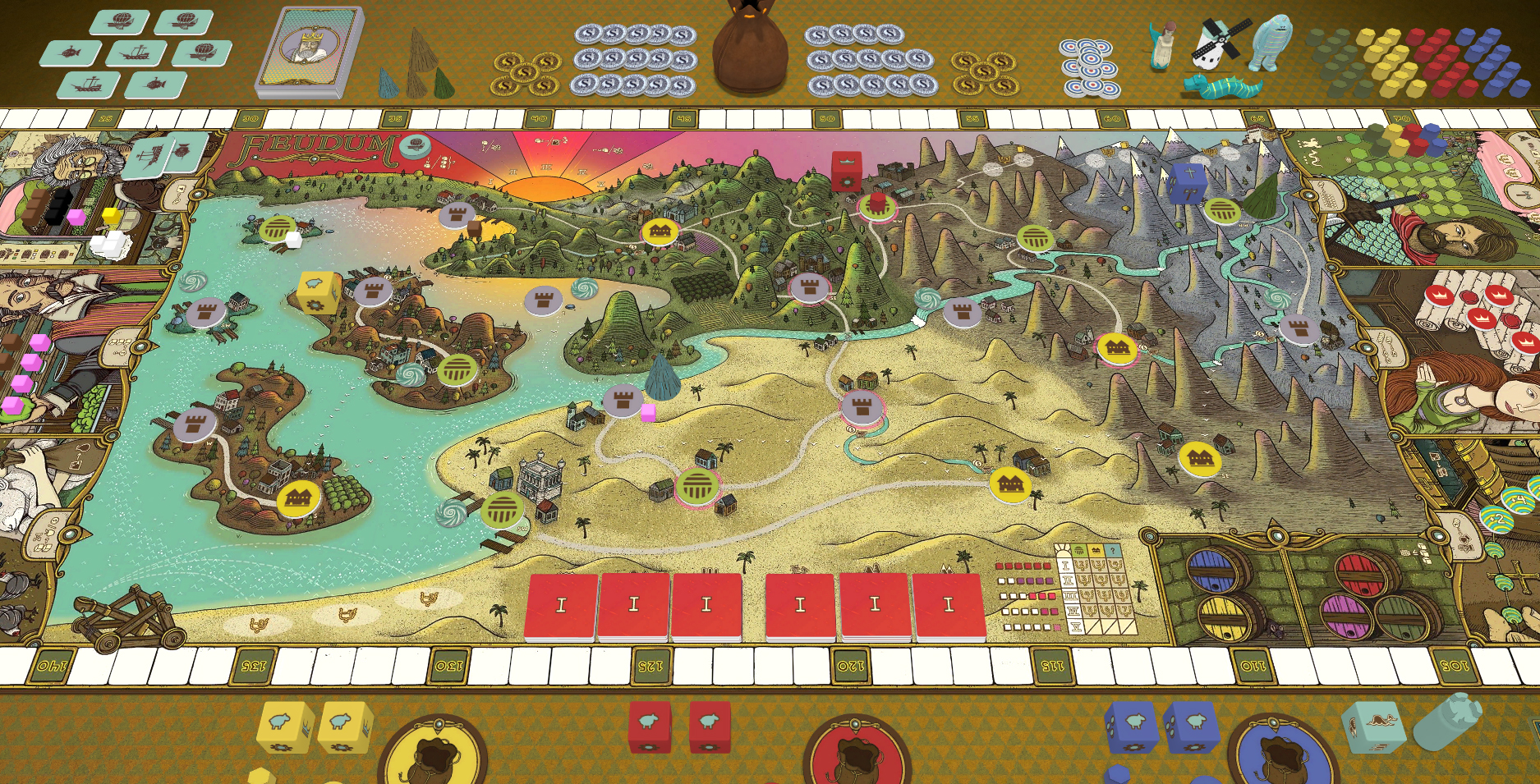 Tabletopia - Feudum + Expansions screenshot 6