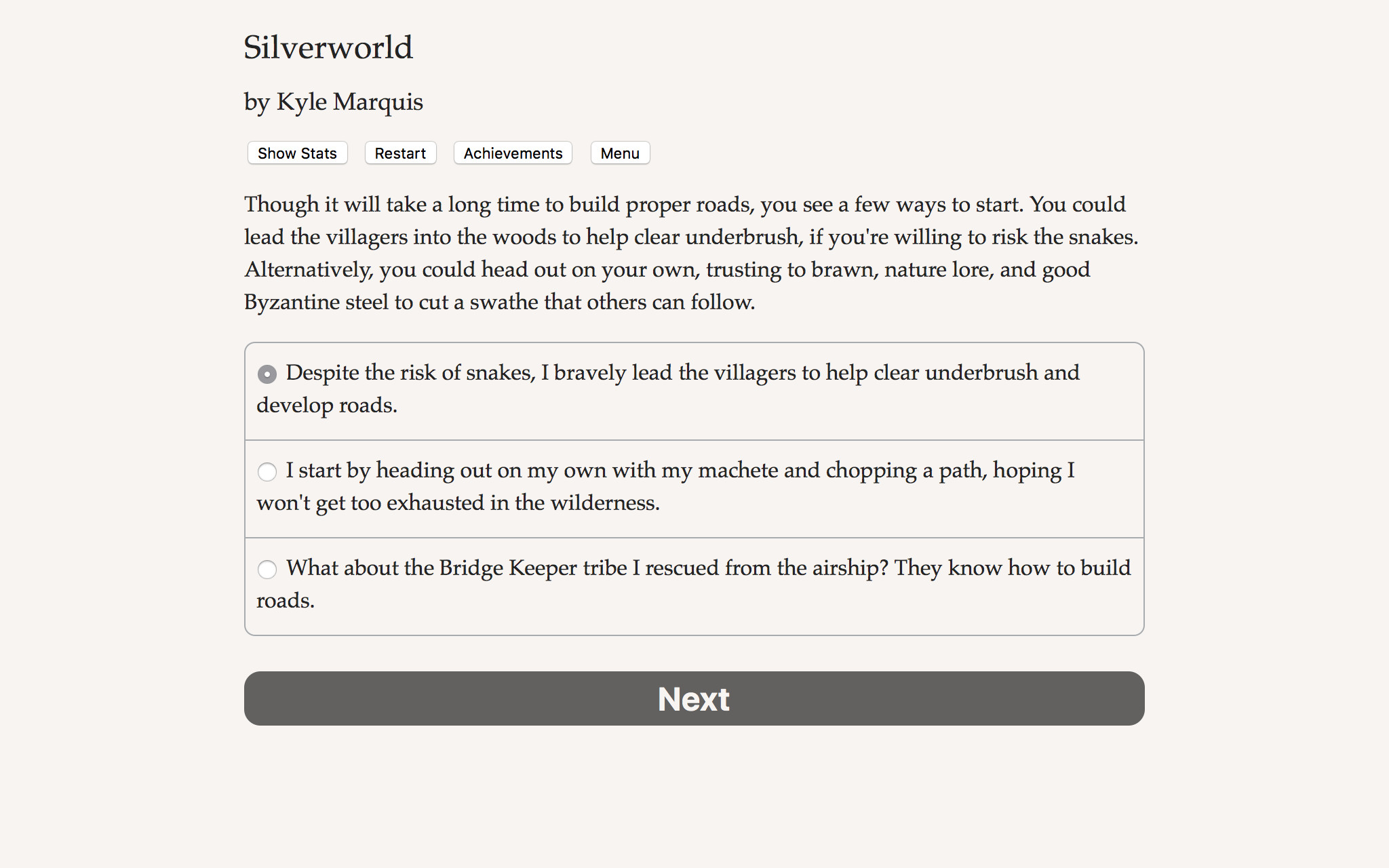 Silverworld screenshot 1