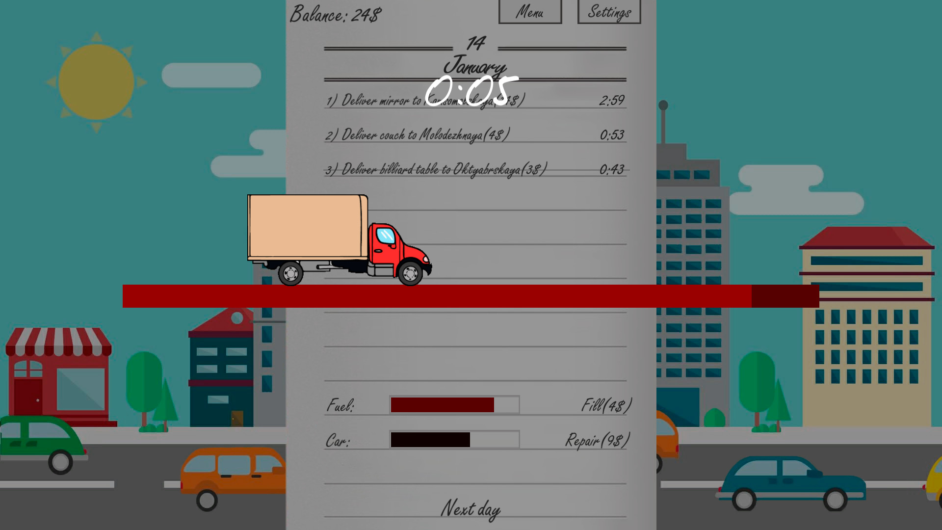 Delivery man simulator screenshot 4