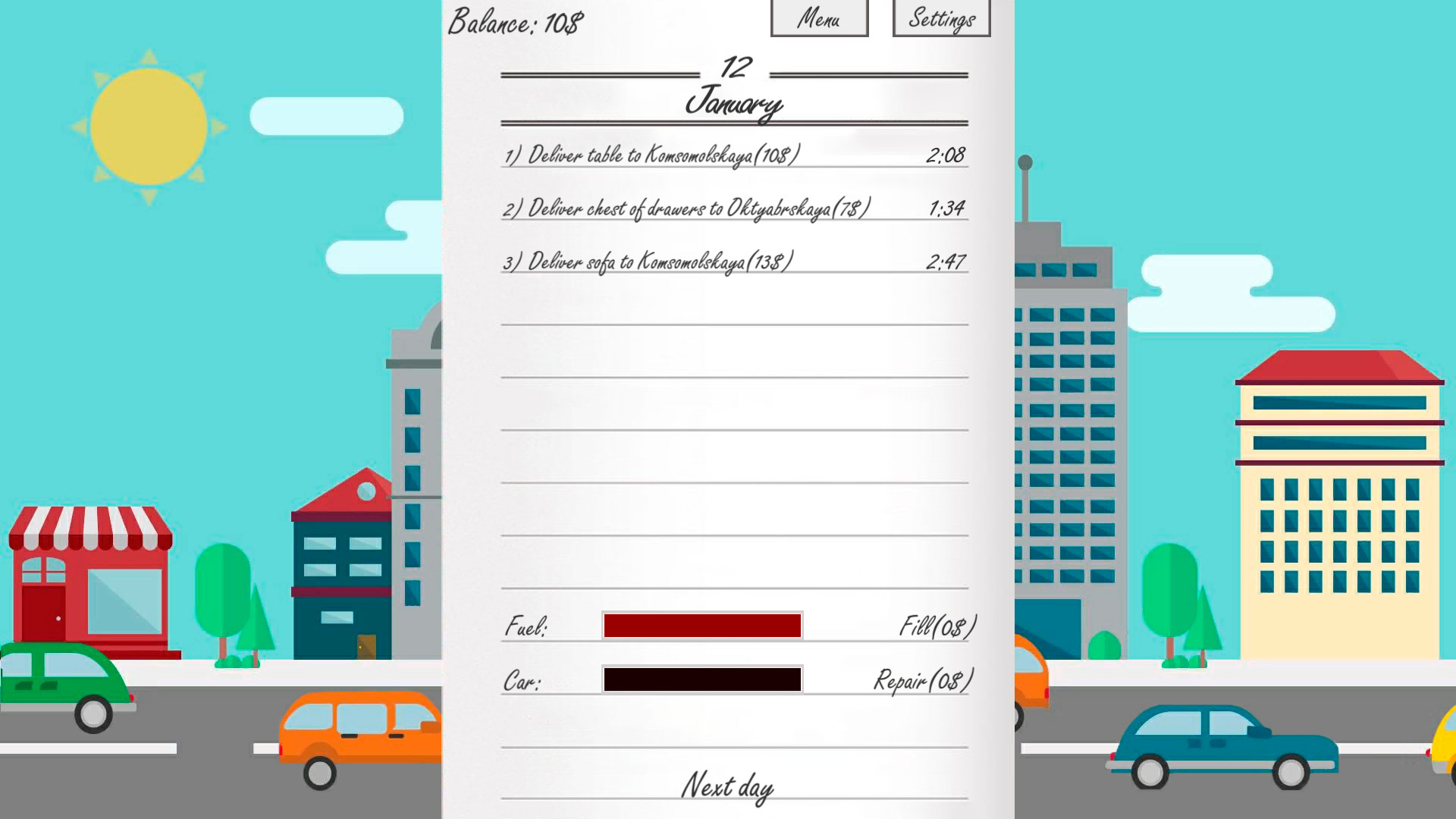 Delivery man simulator screenshot 1