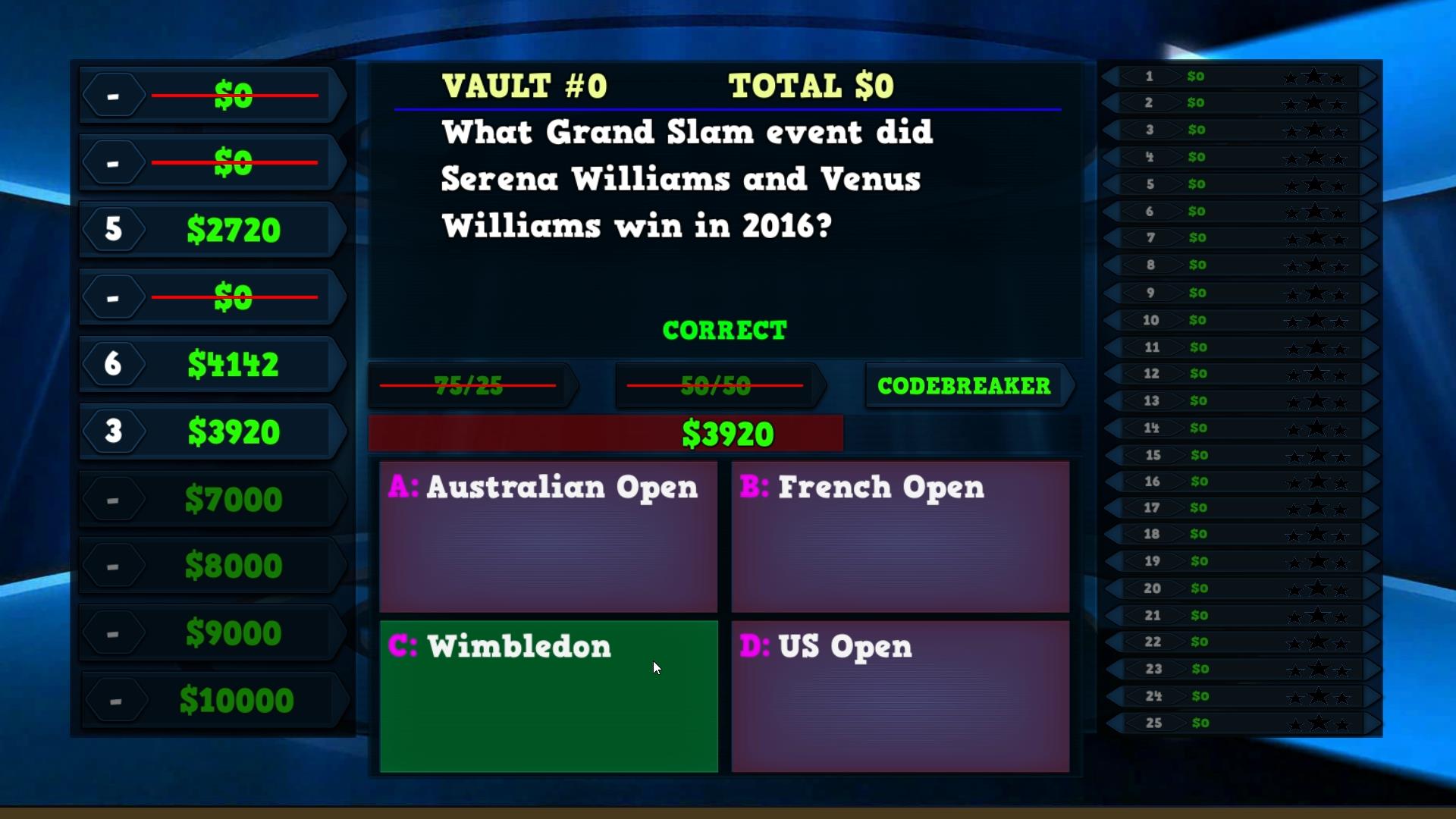 Trivia Vault: Tennis Trivia screenshot 4
