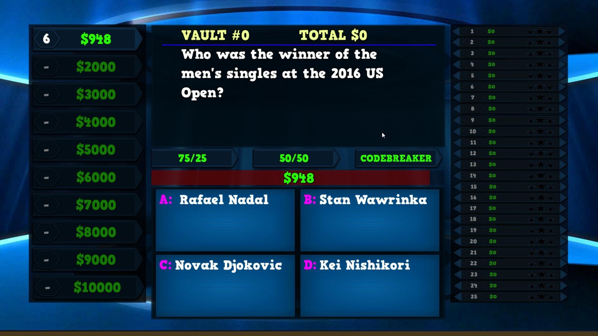 Trivia Vault: Tennis Trivia screenshot 5