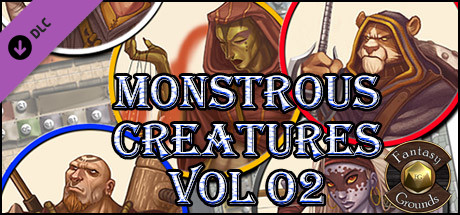 Fantasy Grounds - Monstrous Characters Vol 2 (Token Pack)