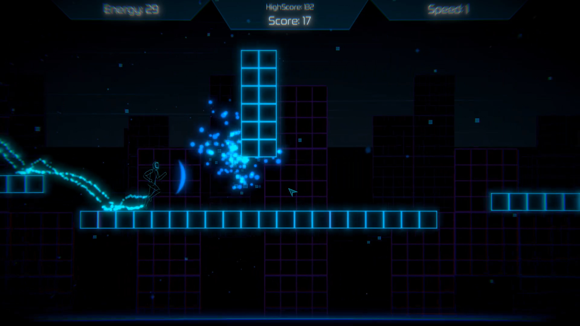 Neon Void Runner screenshot 3