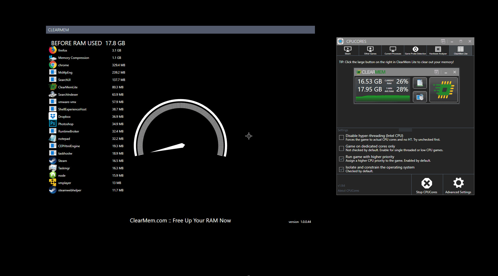 CPUCores :: ClearMem Lite screenshot 3