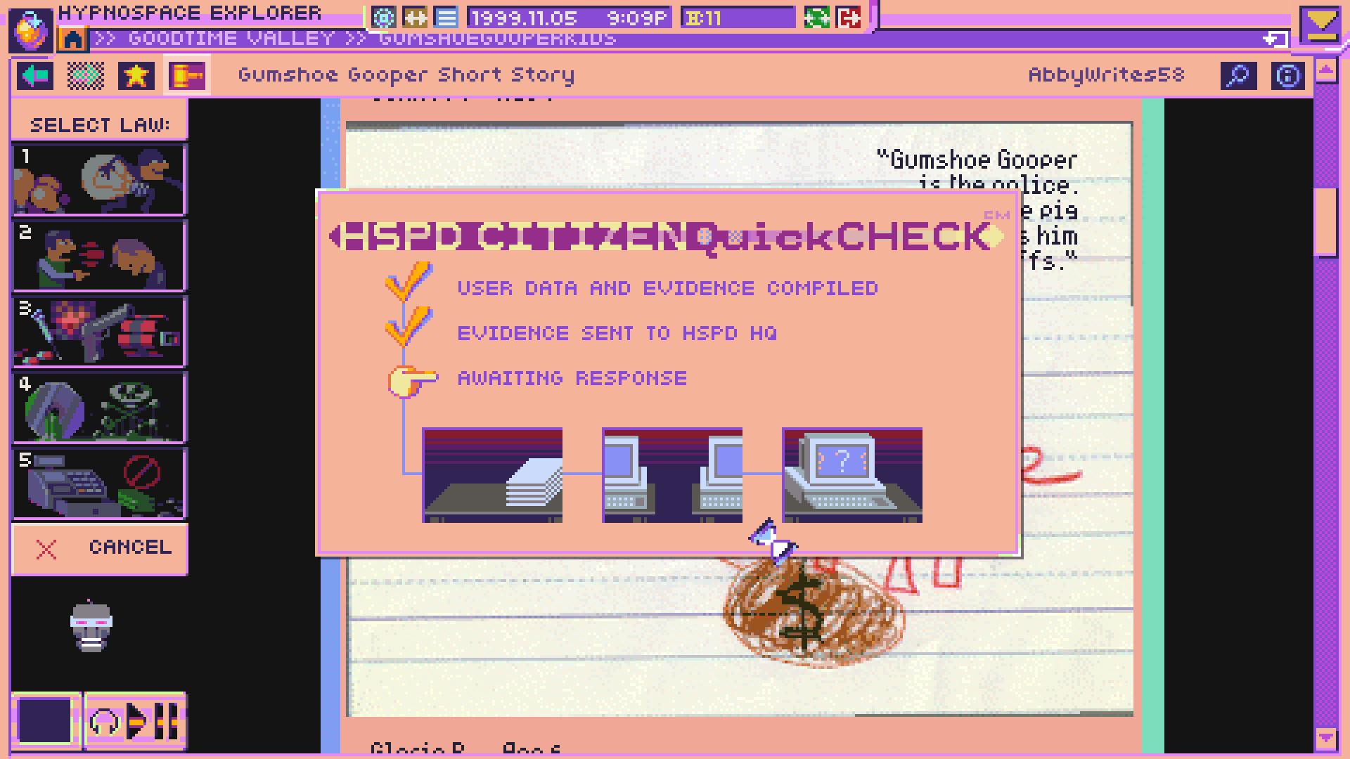 Hypnospace Outlaw screenshot 7