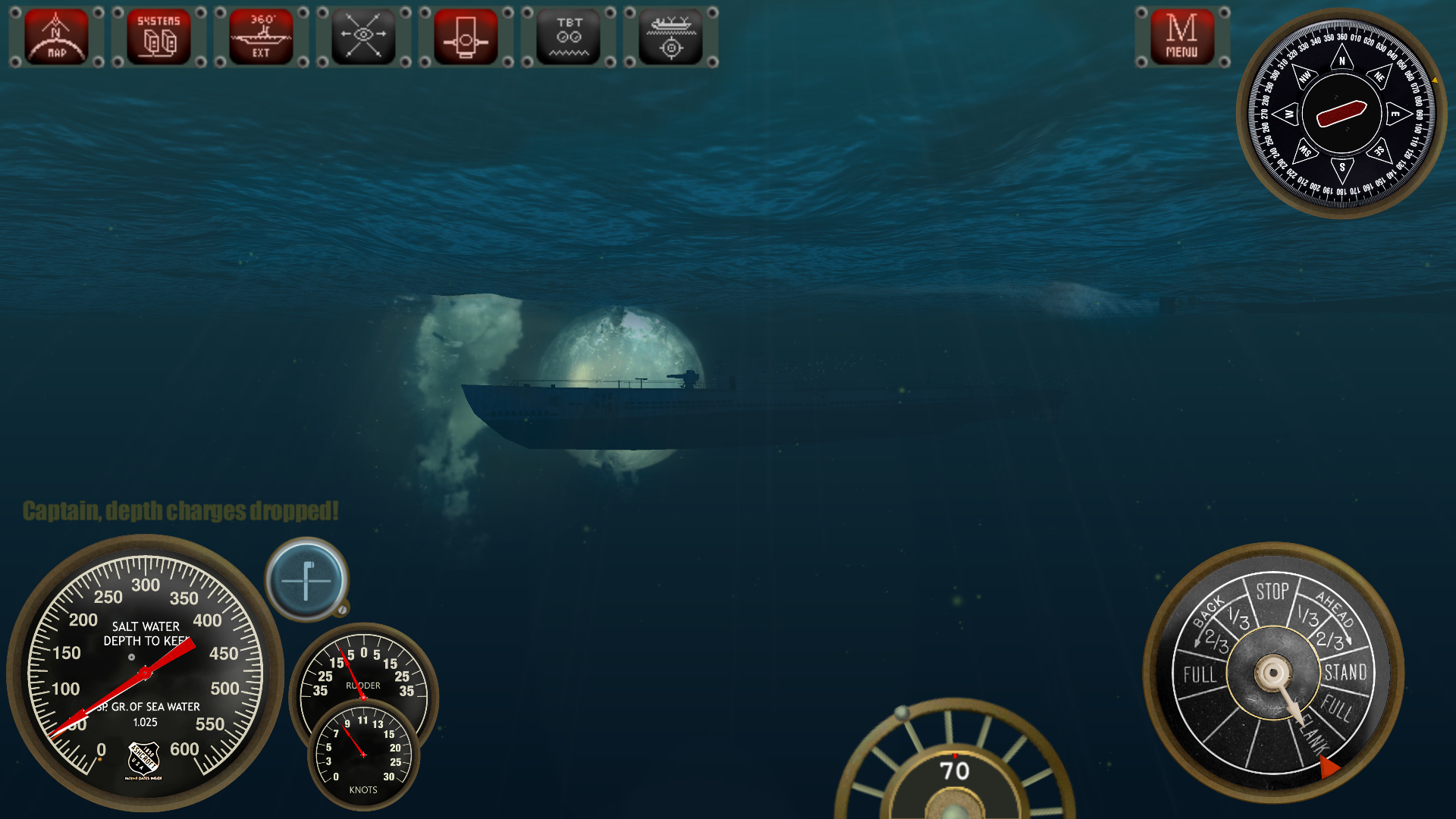 Silent Depth 3D Submarine Simulation screenshot 2