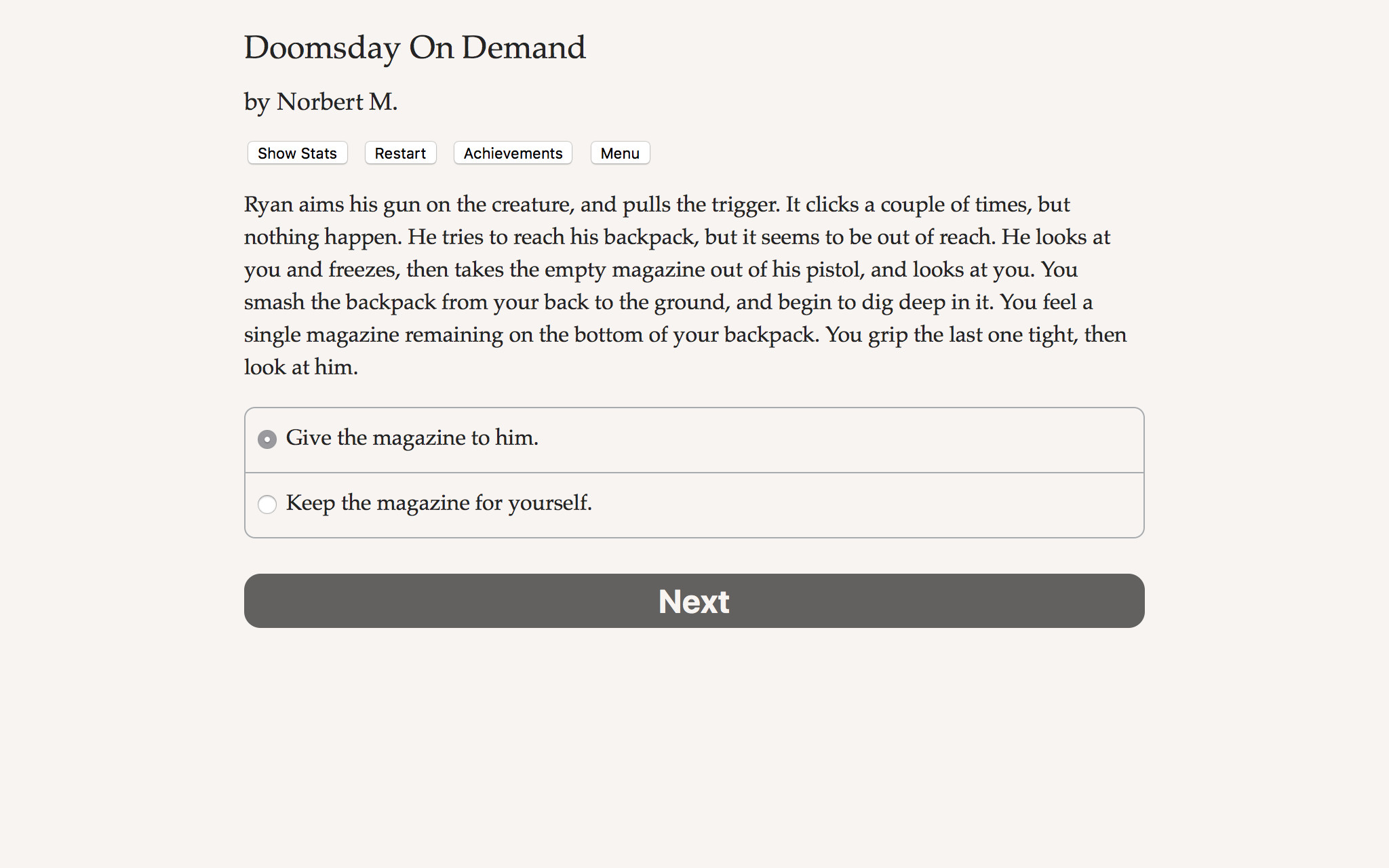 Doomsday on Demand screenshot 1