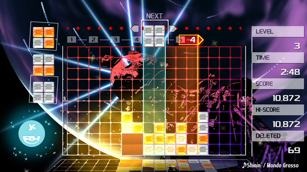 LUMINES REMASTERED screenshot