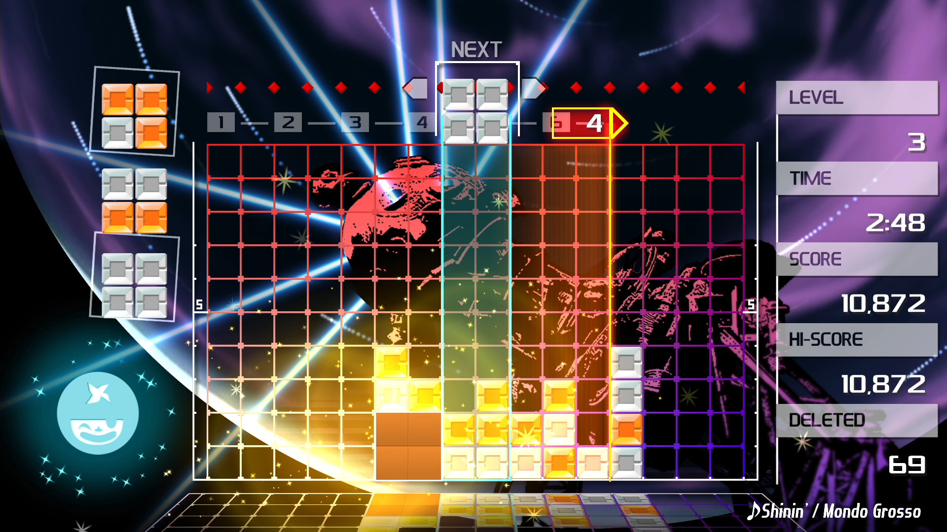 LUMINES REMASTERED screenshot 1