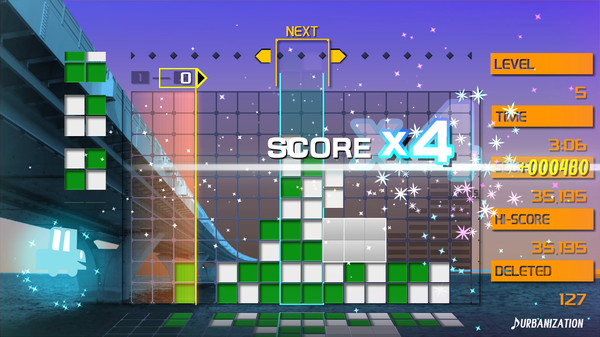 LUMINES REMASTERED screenshot