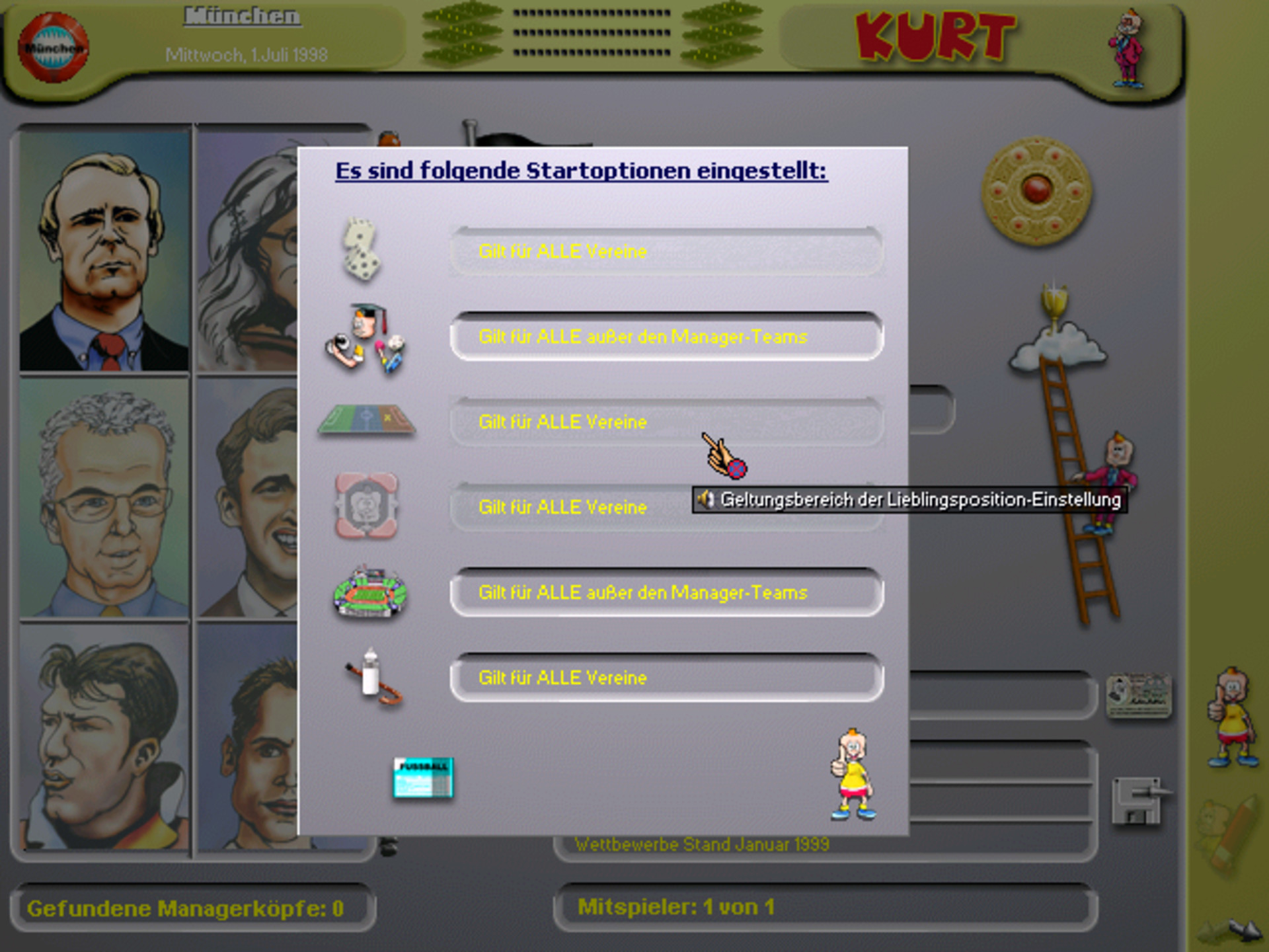 KURT - DER FUSSBALLMANAGER screenshot 1